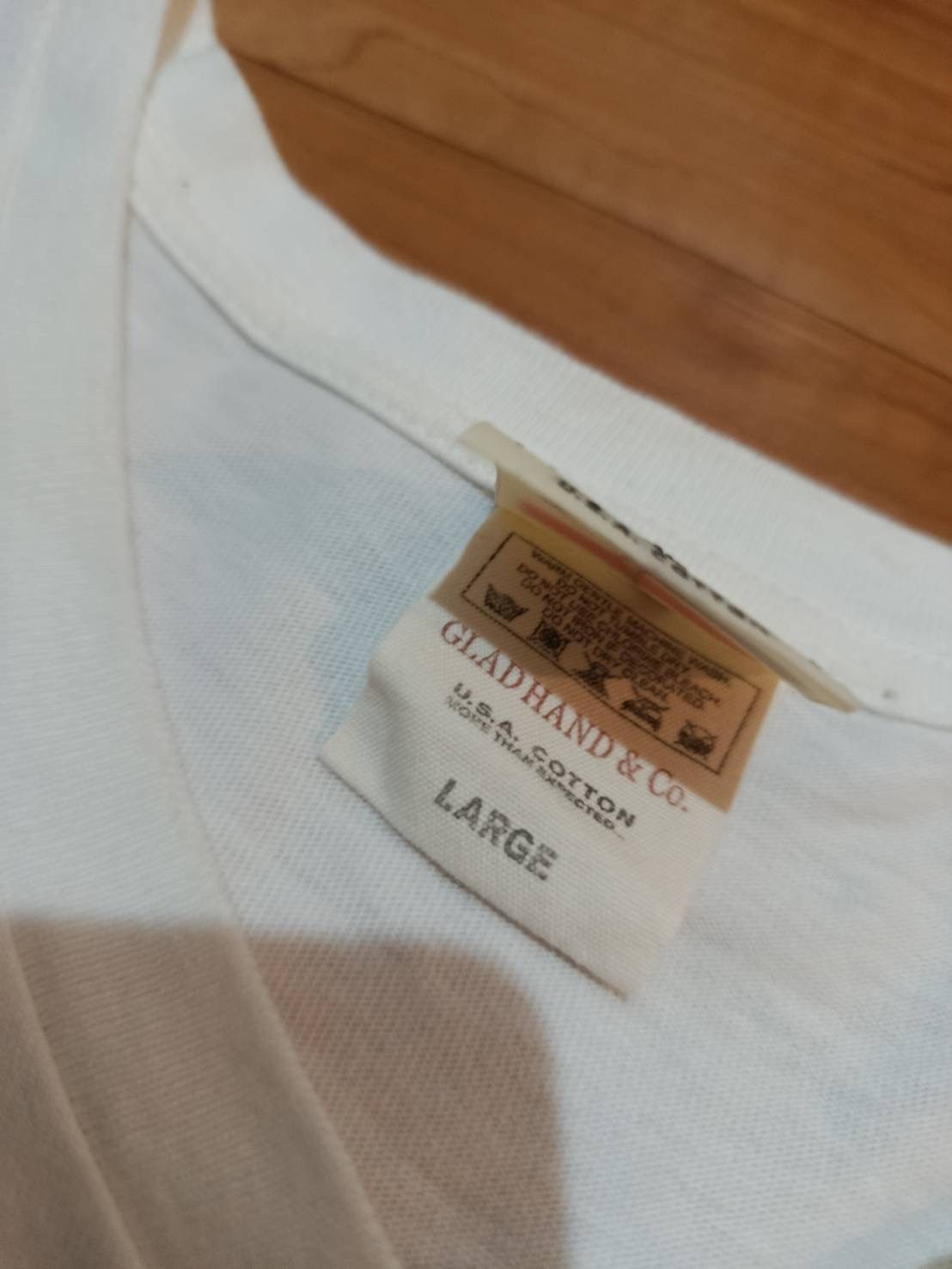 Japanese Brand Glad hand&co pocket t-shirt Size US L / EU 52-54 / 3 - 3 Thumbnail