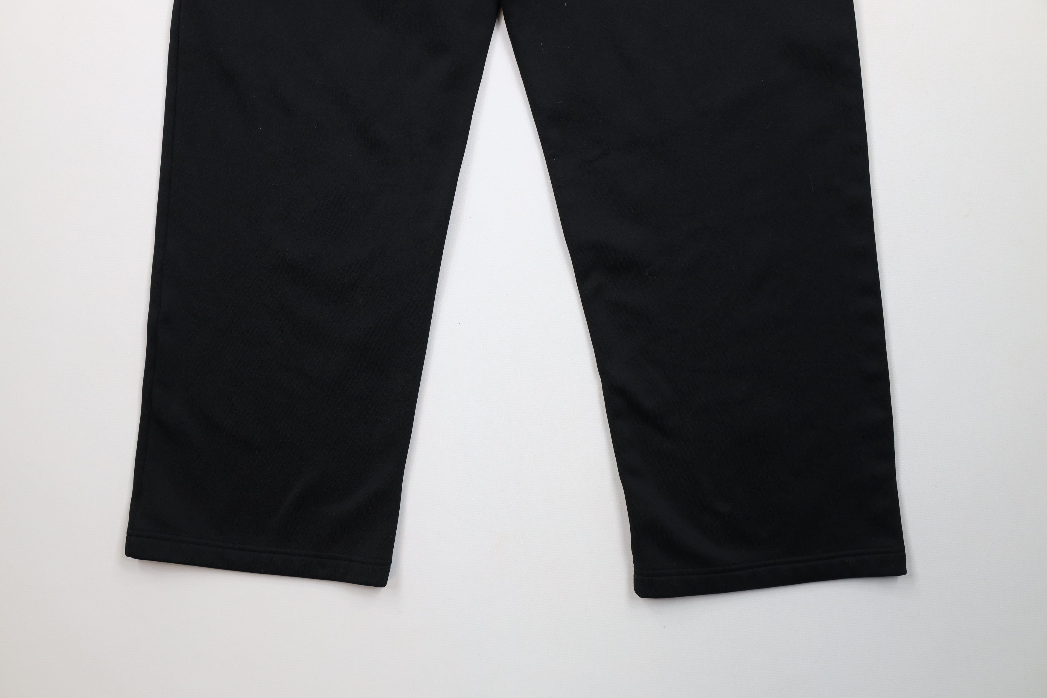 Adidas × Vintage Vintage Adidas Spell Fleece Lined Wide Leg Sweatpants Black Size US 34 / EU 50 - 14 Thumbnail