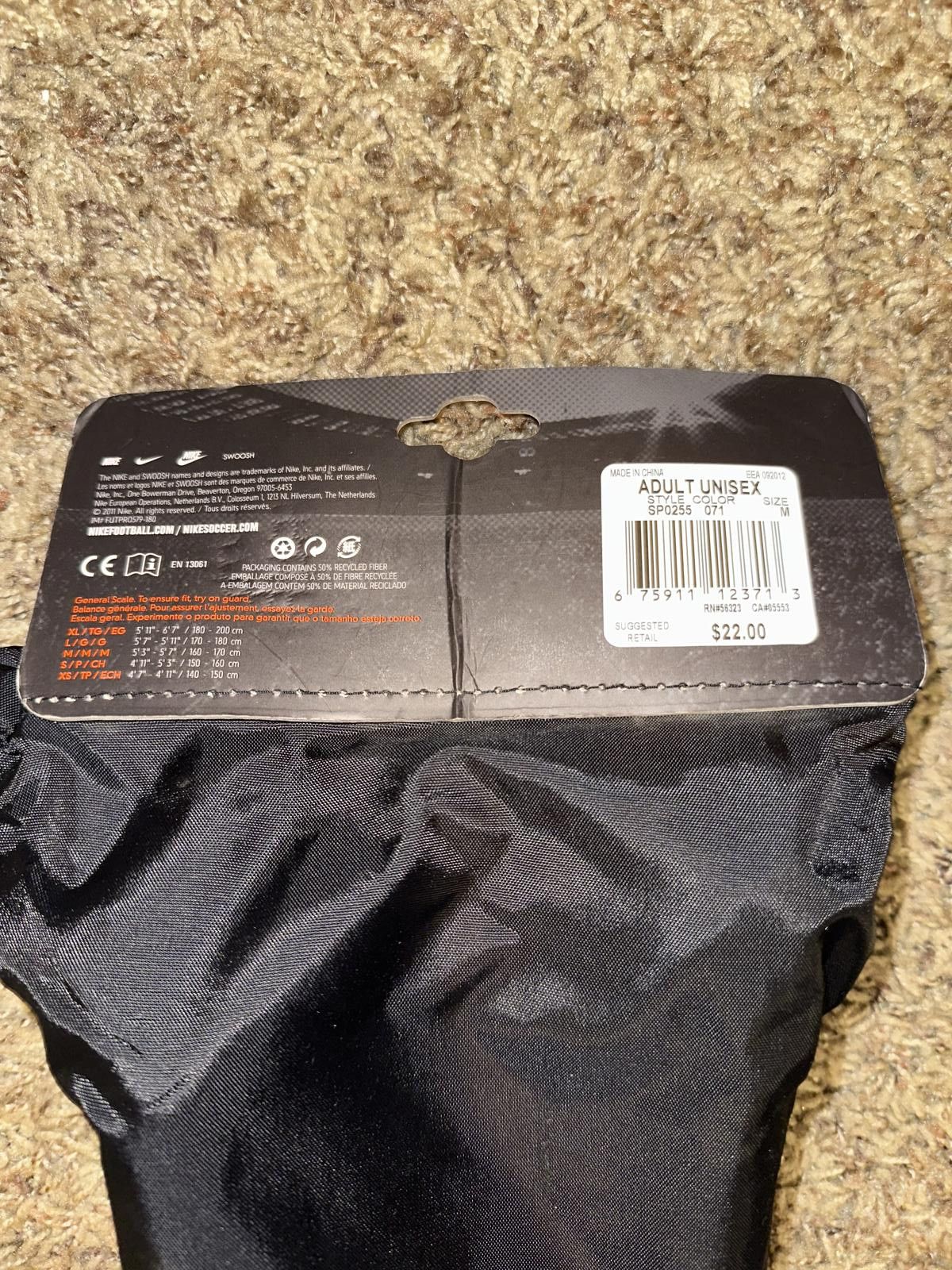 Nike Nike Adult Unisex Black/Yellow Protegga Shield Shinguard Size ONE SIZE - 2 Thumbnail