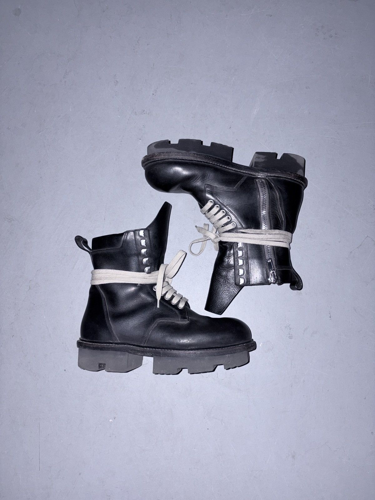 Rick Owens Rick Owens Leather Megatooth Boots Size US 7 / EU 40 - 2 Thumbnail