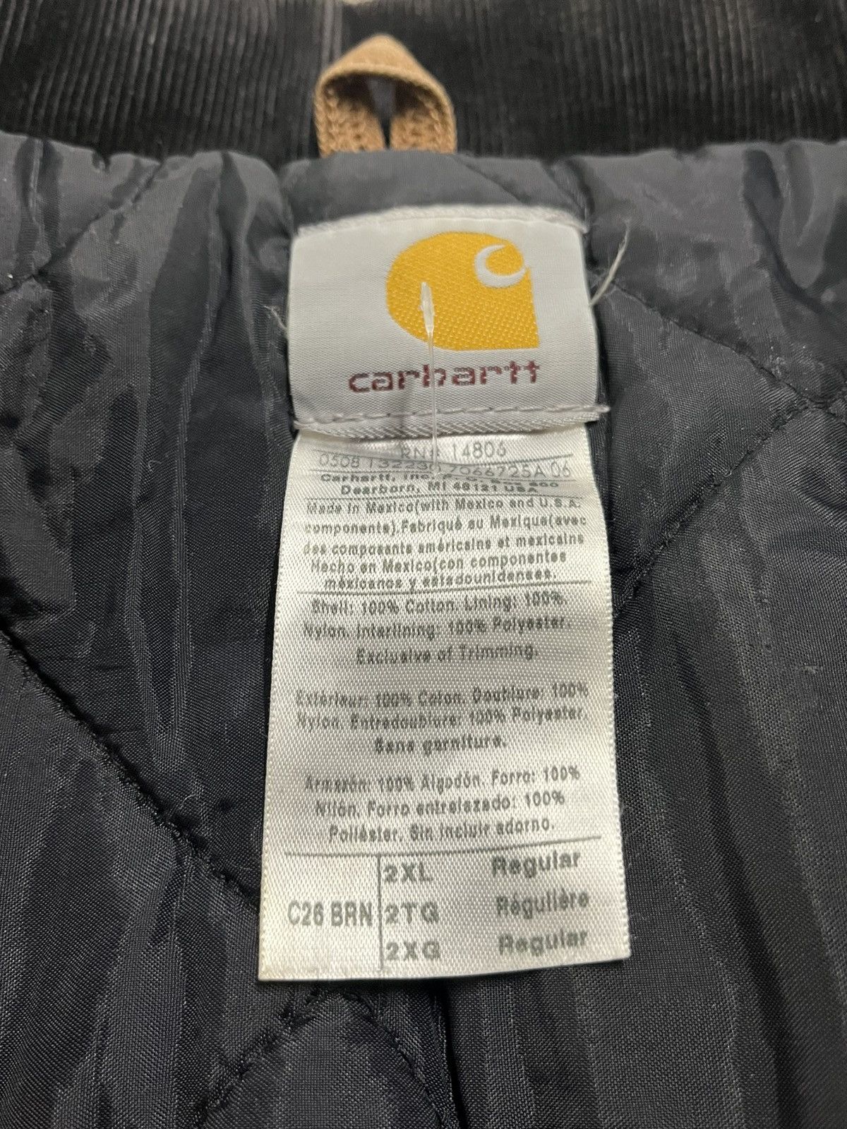 Carhartt × Vintage Carhartt c26 Brn vintage canvas jacket workwear hype rare Size US XXL / EU 58 / 5 - 15 Thumbnail