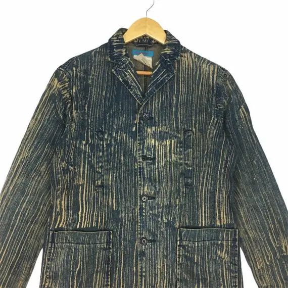 Katharine Hamnett London Katharine Hamnett London Distress Denim Jeans Jacket Boro Size L / US 10 / IT 46 - 6 Thumbnail