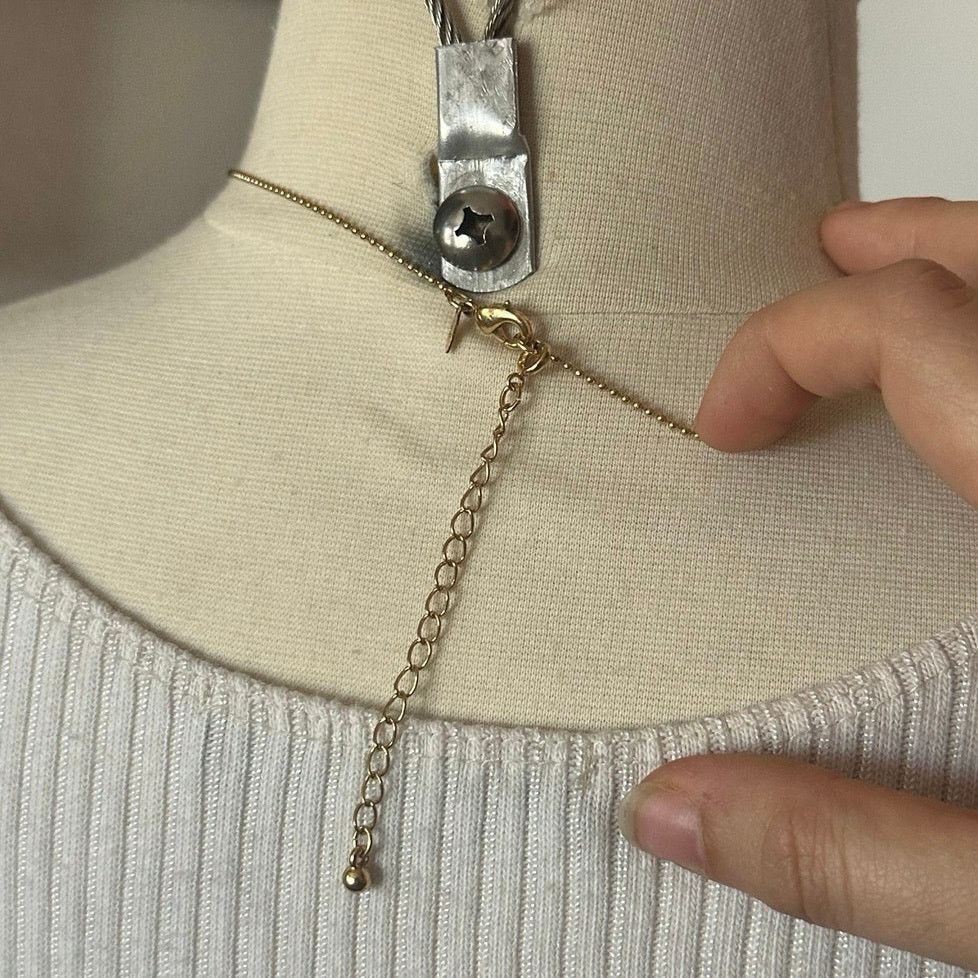 Other rever dream circle pendant gold chain necklace Size ONE SIZE - 4 Thumbnail
