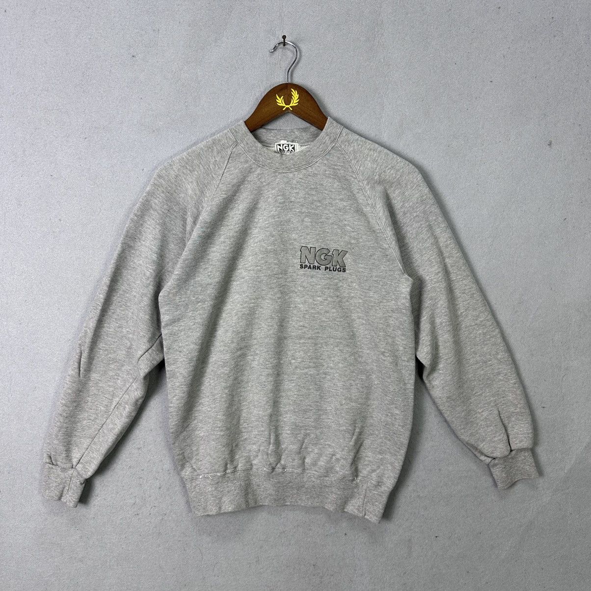 Vintage Vintage NGK Spark Plugs Sweatshirt Motorsports Racing Size US S / EU 44-46 / 1 - 1 Thumbnail