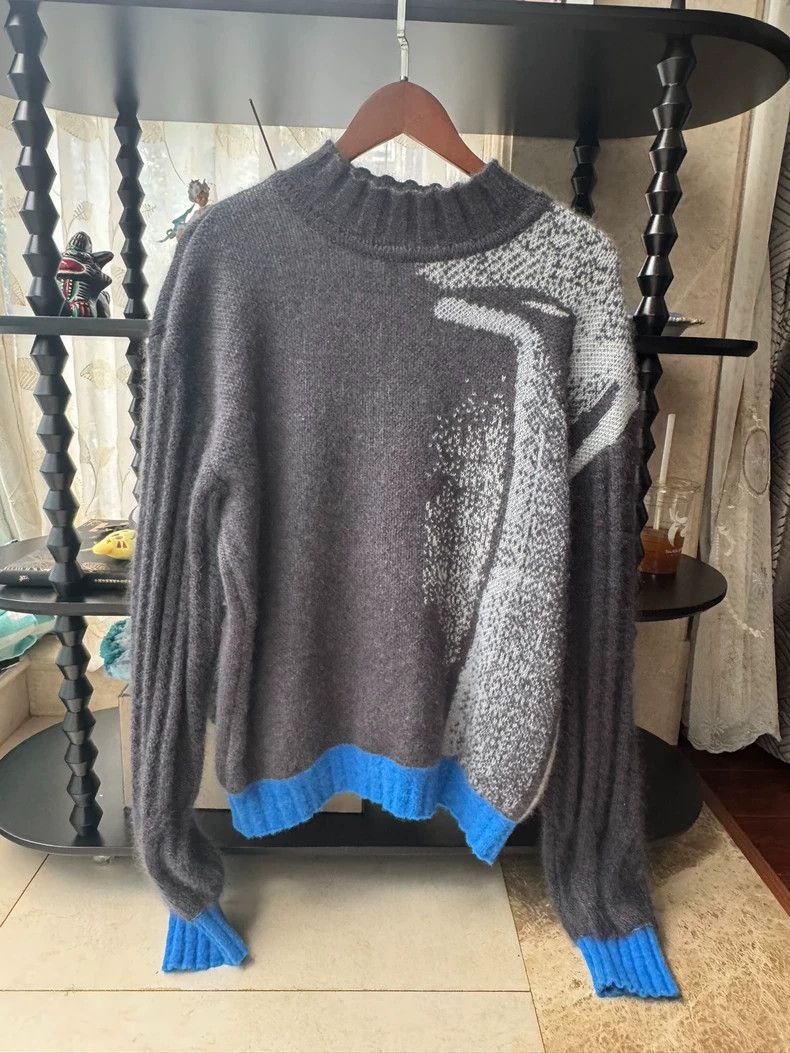 Kiko Kostadinov Futur Printed Knit Sweater - SS22 – Vertical