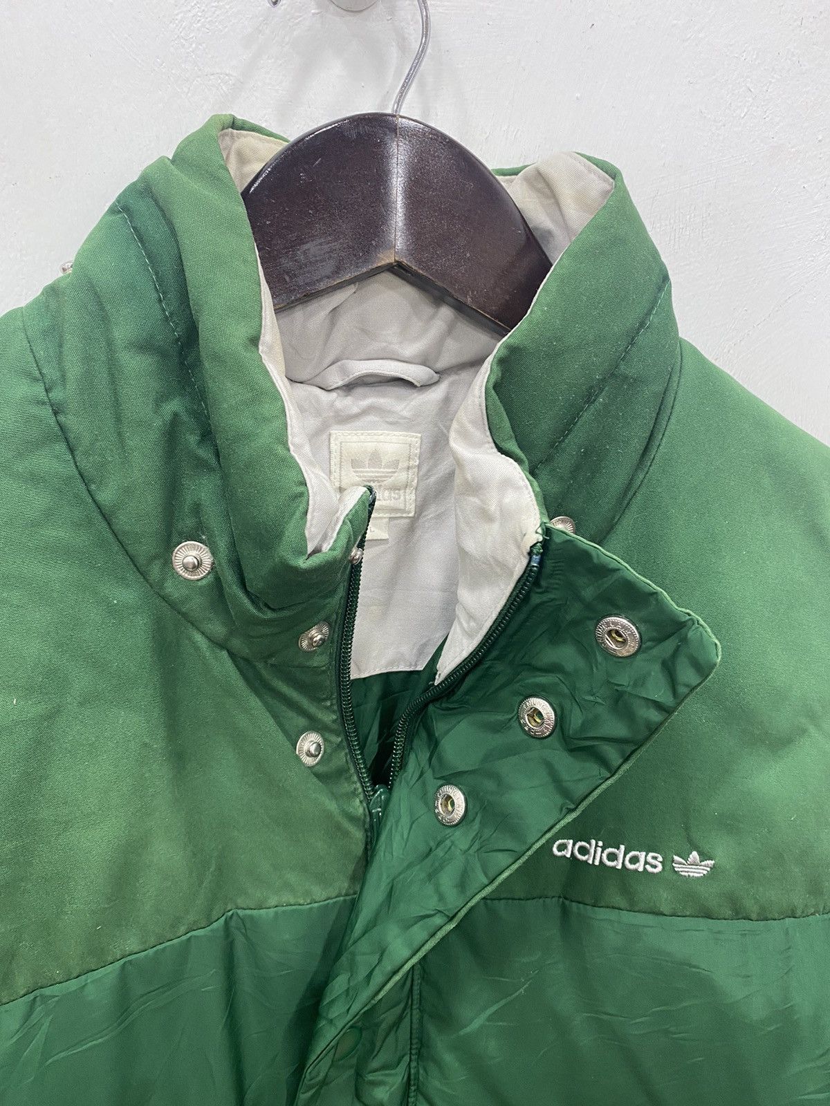 Adidas 💥VINTAGE ADIDAS puffer jacket bomber sweater Size US L / EU 52-54 / 3 - 4 Thumbnail
