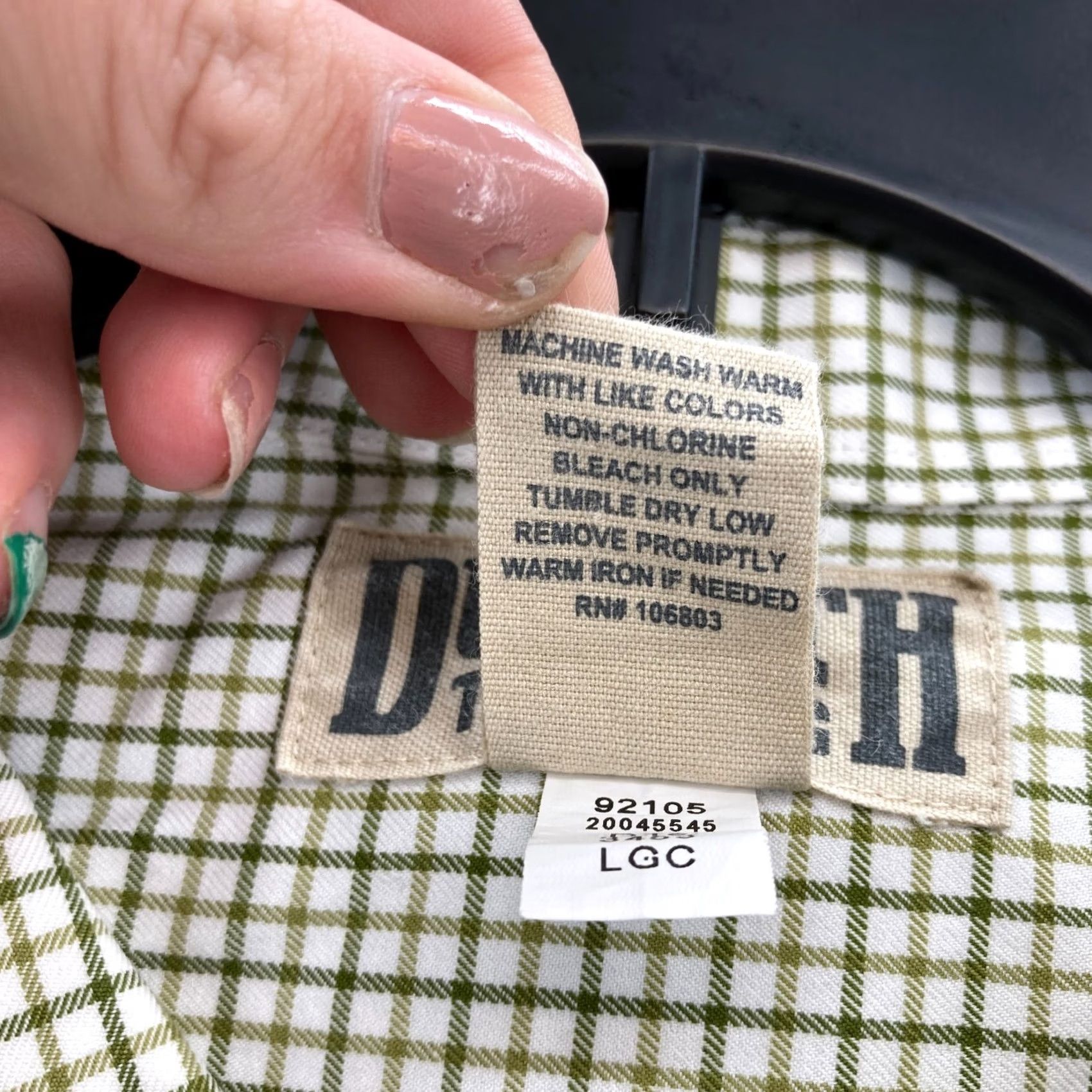 Vintage Duluth Wrinklefighter Relaxed Fit Long Sleeve Shirt 3XL Green Check Button Down Shirt Mens Regular 3XL Green Check Duluth Wrinklefighter Size US XXL / EU 58 / 5 - 5 Thumbnail