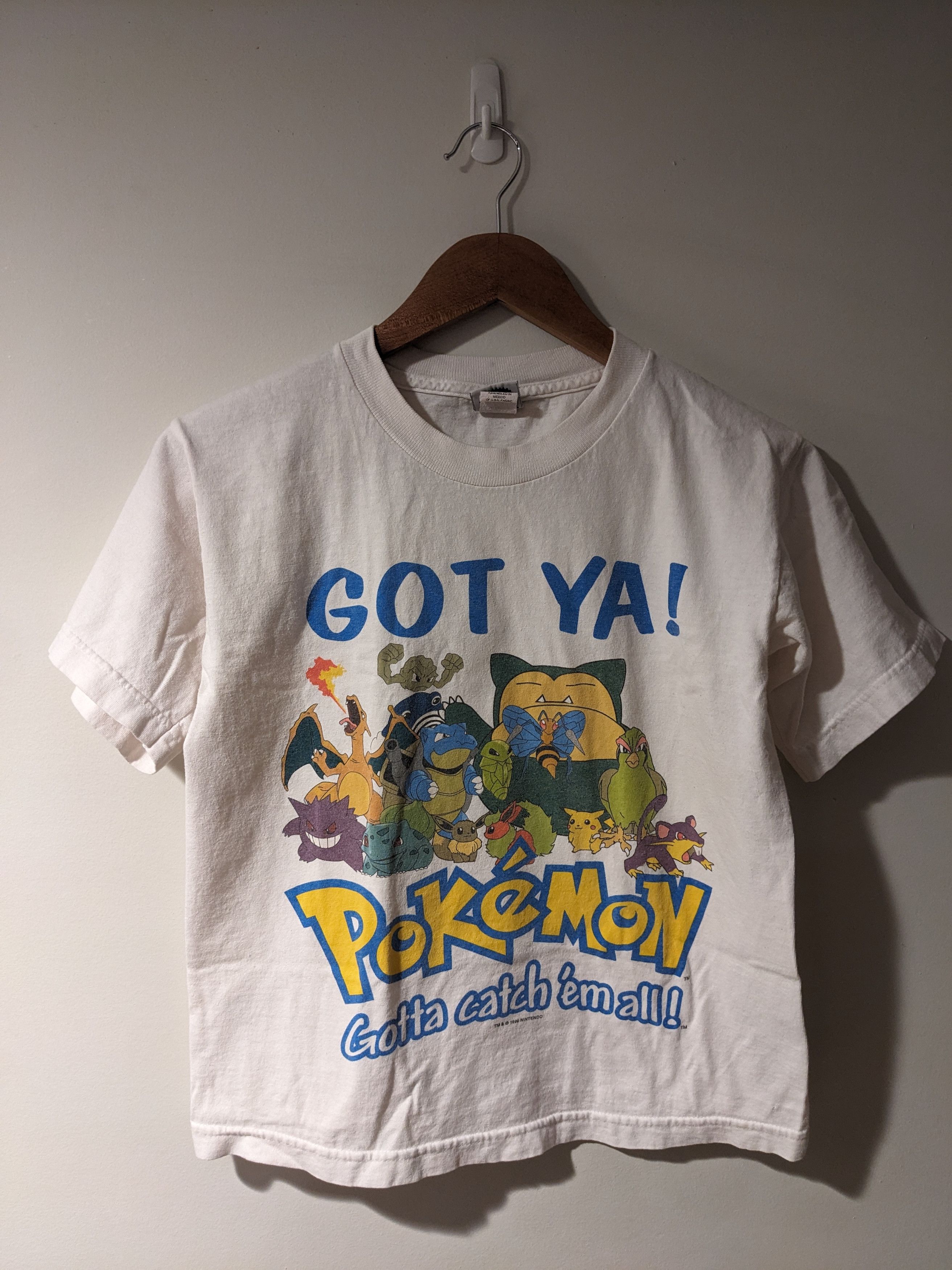 Pokemon × Vintage Vintage 1999 Pokemon Gotta Catch Em All KIDS Medium T-Shirt Size US M / EU 48-50 / 2 - 1 Thumbnail