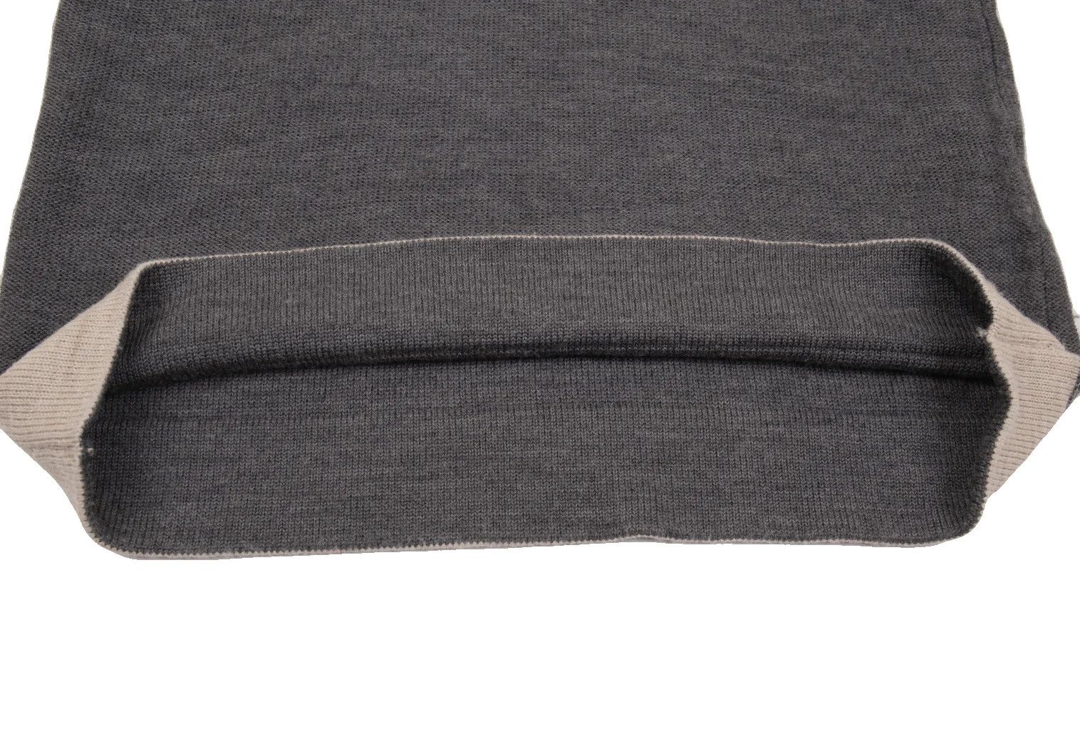 Comme des Garcons Homme Plus Wool Chullinden Knit Sweater in Gray Beige, Size M Size US M / EU 48-50 / 2 - 10 Thumbnail
