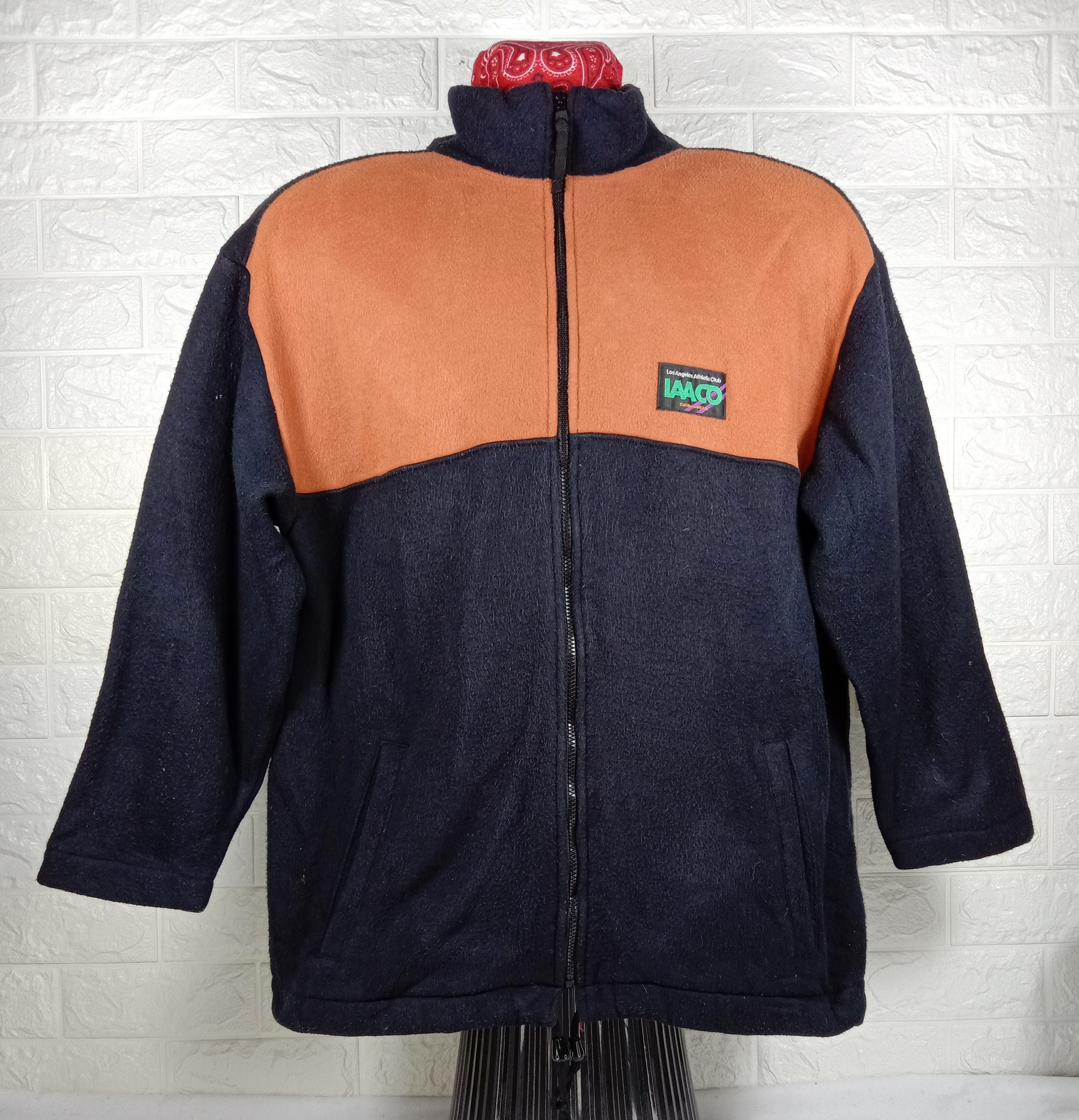 Vintage Vintage LAACO California USA Fleece Jacket Size US L / EU 52-54 / 3 - 1 Thumbnail