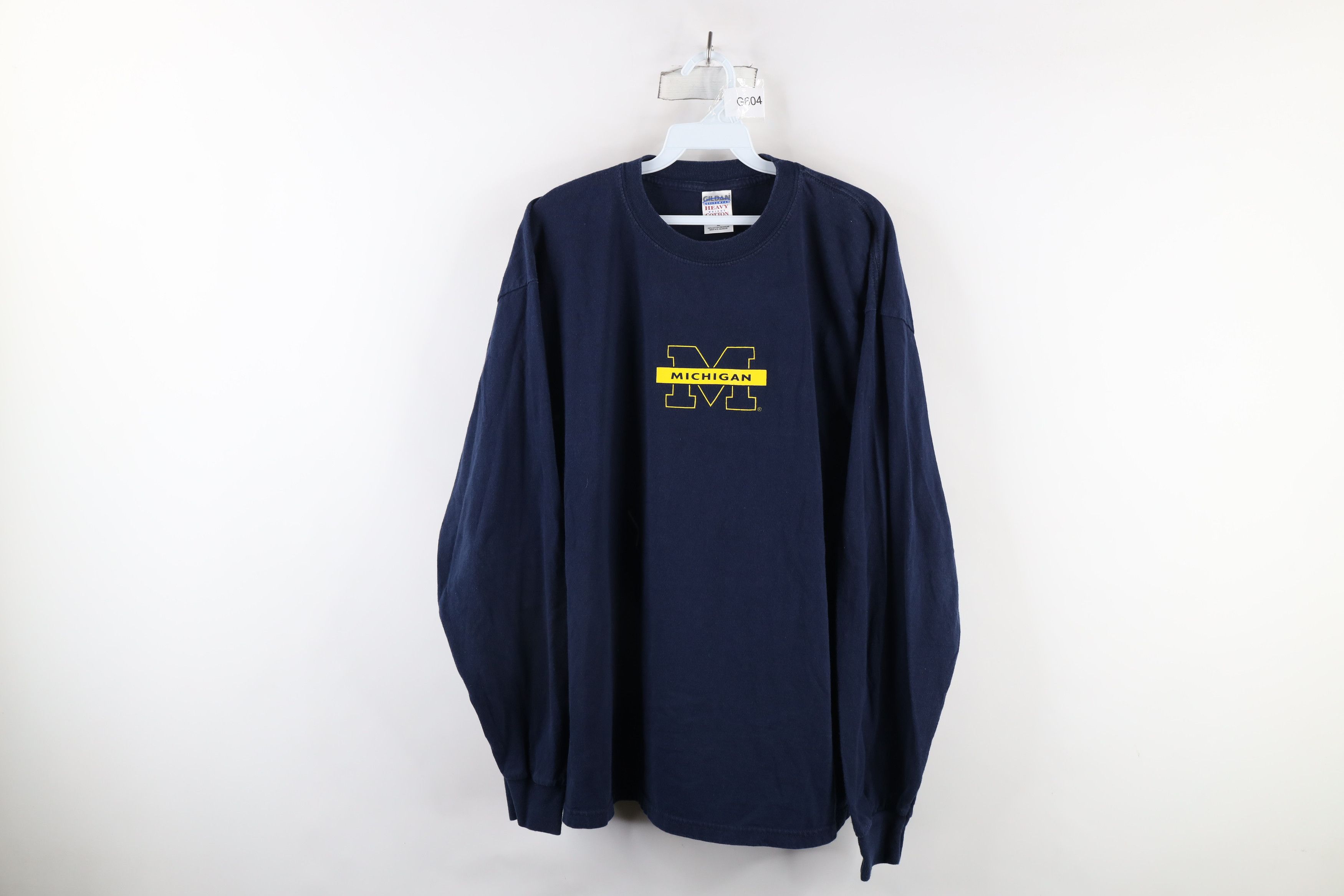 Vintage Vintage 90s M University of Michigan Long Sleeve T-Shirt Size US XL / EU 56 / 4 - 1 Thumbnail