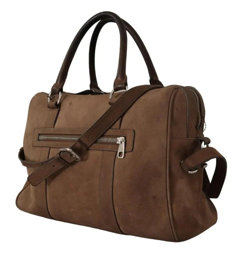 Dolce & Gabbana Dolce & Gabbana Cognac Leather Crossbody for Travel & Gym Size ONE SIZE - 3 Thumbnail