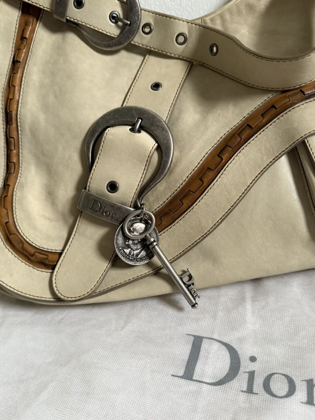 Dior 2007 Dior Gaucho Saddle bag John Galliano Era Size ONE SIZE - 13 Thumbnail