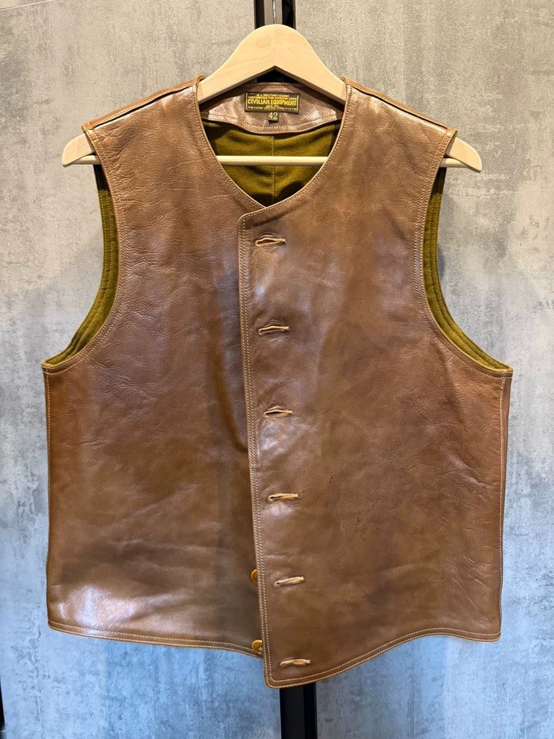 Freewheelers FREEWHEELERSHorse Skin Vest 2503-Nextarrow Size 42R - 1 Thumbnail