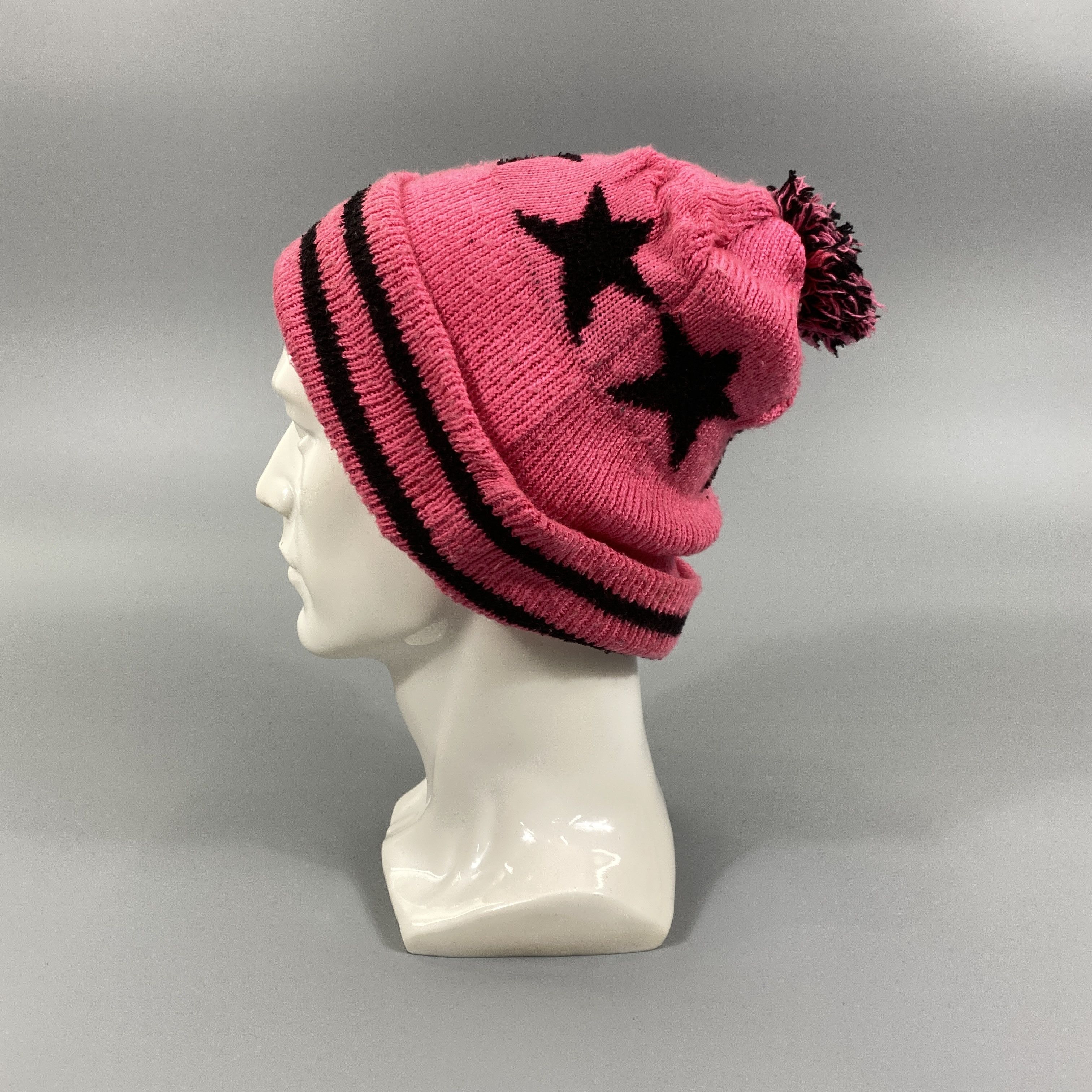 Japanese Brand Star Snow Cap Beanie With Pompom -BN710 Size ONE SIZE - 1 Thumbnail