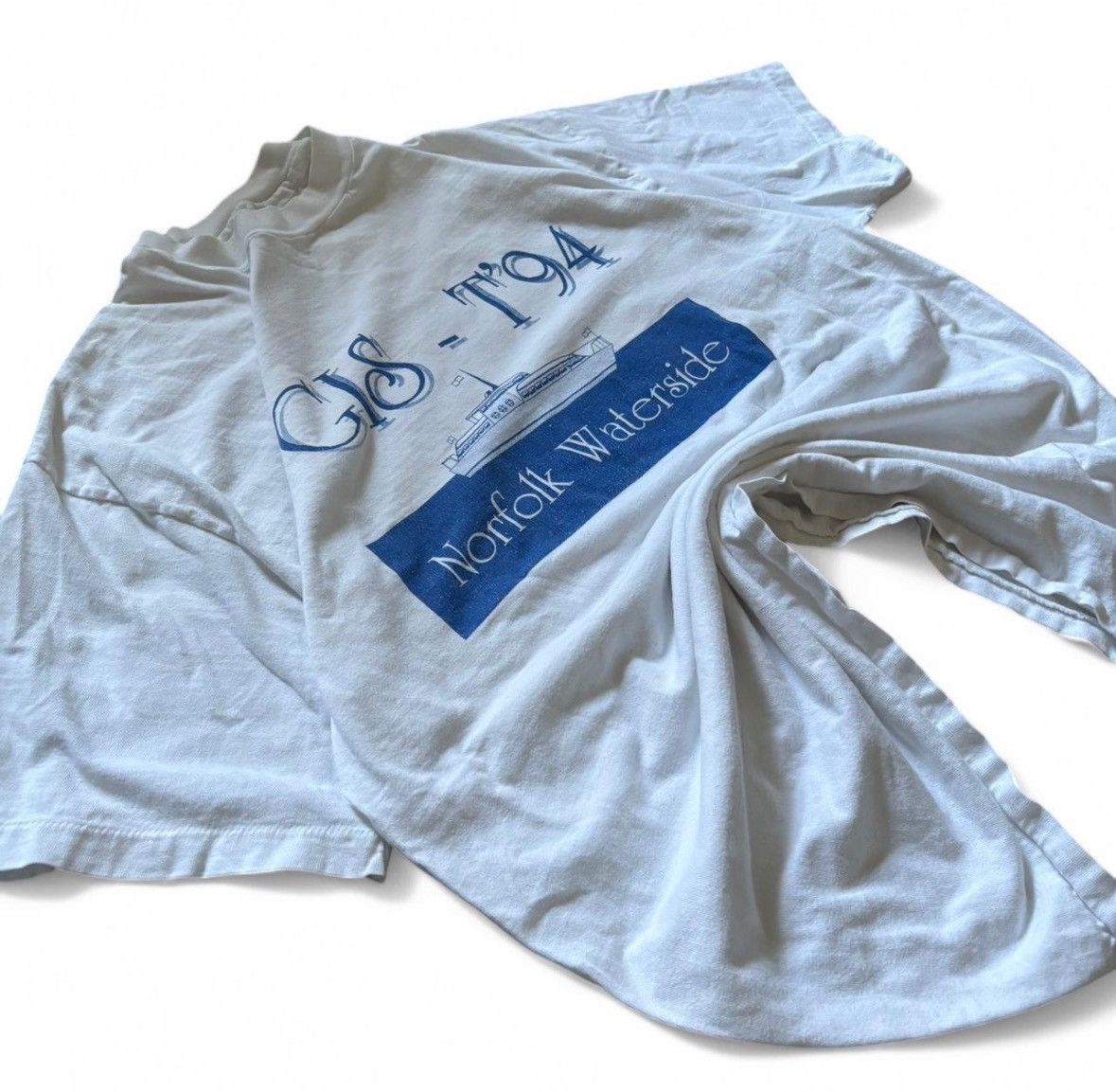 Vintage vintage 1994 norfolk waterside tee Size US XL / EU 56 / 4 - 1 Thumbnail