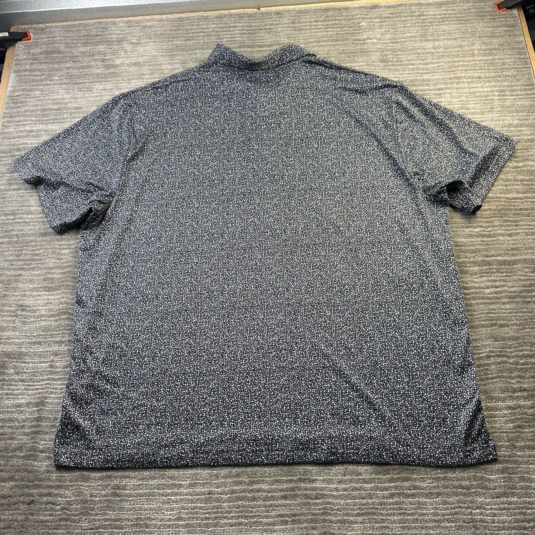 Hogan Ben Hogan Polo Shirt Mens 3XL Gray All Over Print Golf Performance Shirt Short Sleeve Collared Button Polo Geometric Logo Waist Size US XXL / EU 58 / 5 - 3 Thumbnail
