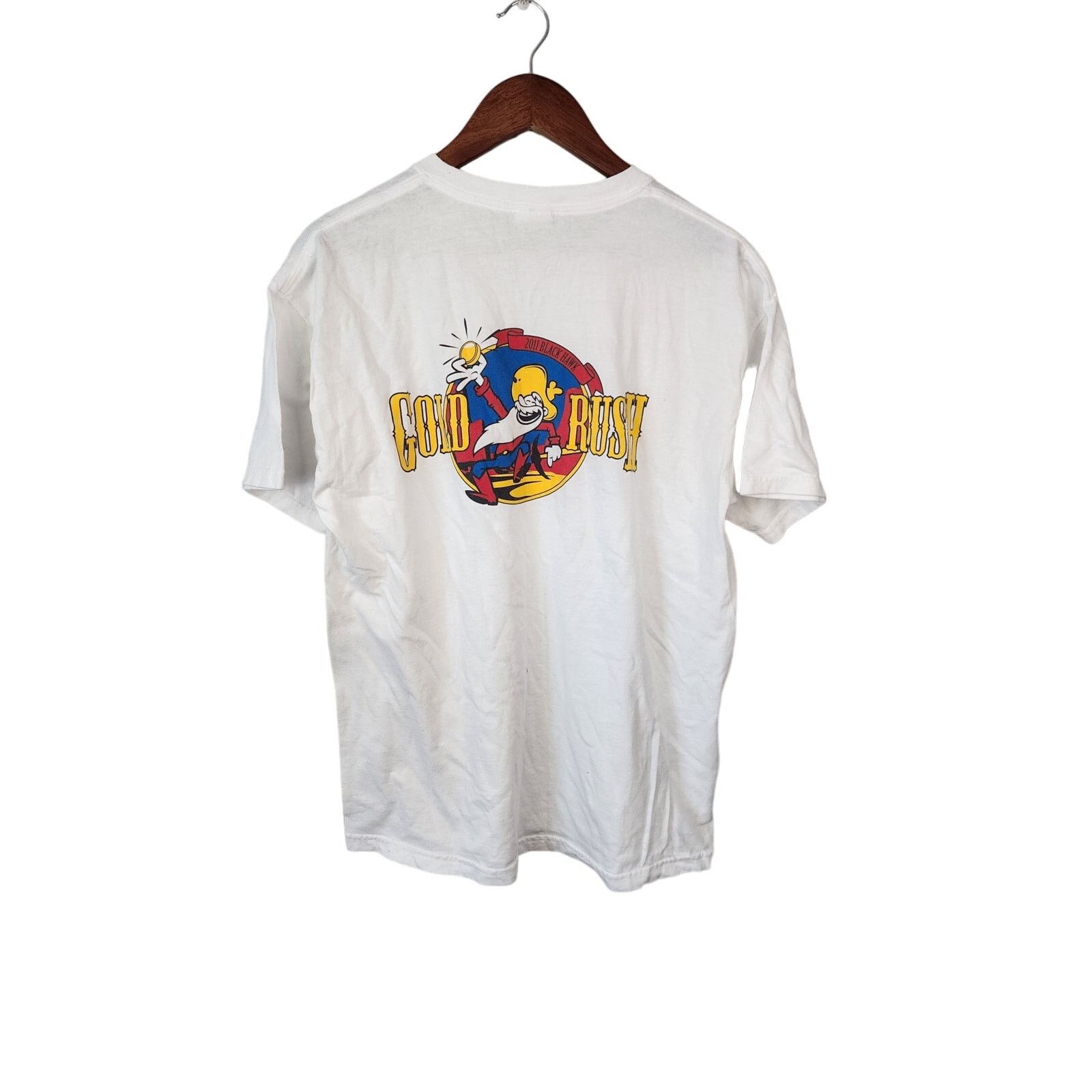 Gildan Black Hawk Casino Shirt Gold Rush Money Colorado Tee Large Size US L / EU 52-54 / 3 - 1 Thumbnail
