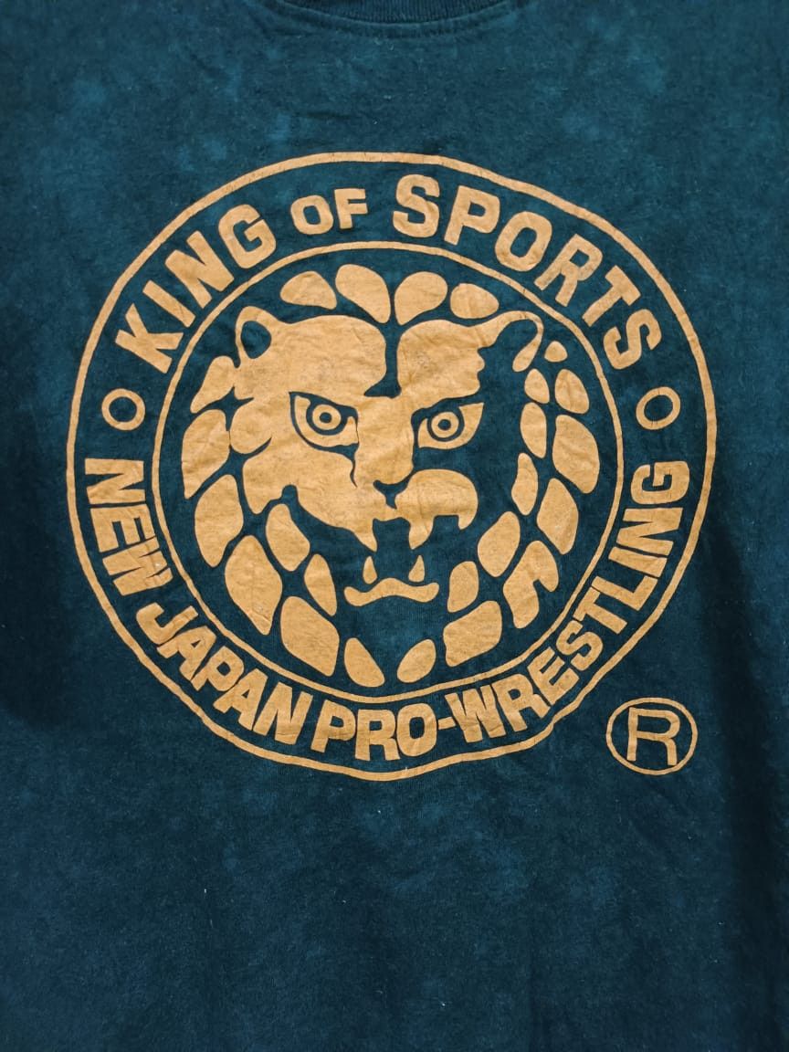 Japanese Brand × Vintage × WWE Vintage New Japan Pro-Wrestling NJPW 1972 Tee Size US XXL / EU 58 / 5 - 3 Thumbnail