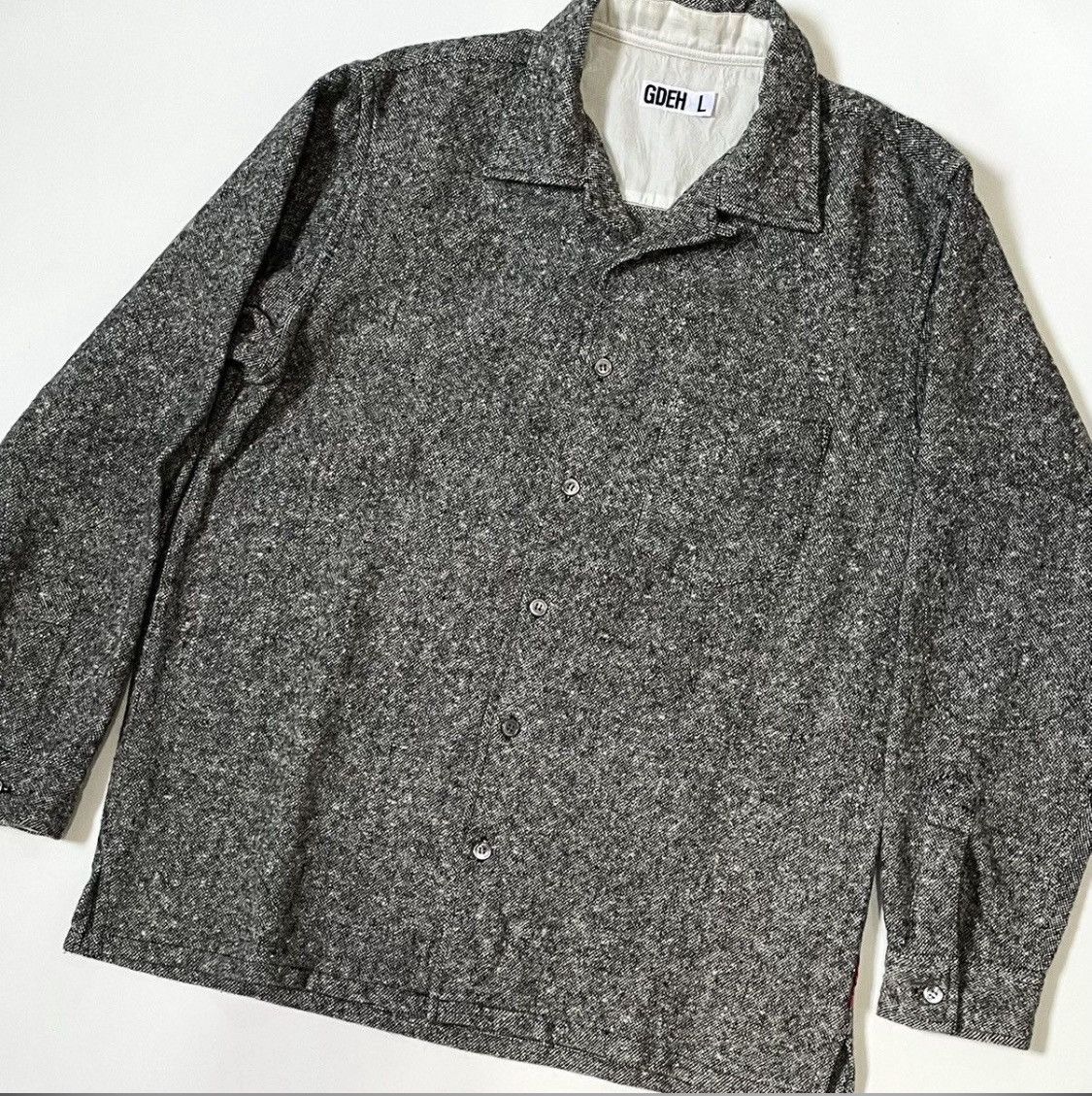 GOODENOUGH Vintage goodenough wool blend camp shirt Size US L / EU 52-54 / 3 - 2 Thumbnail