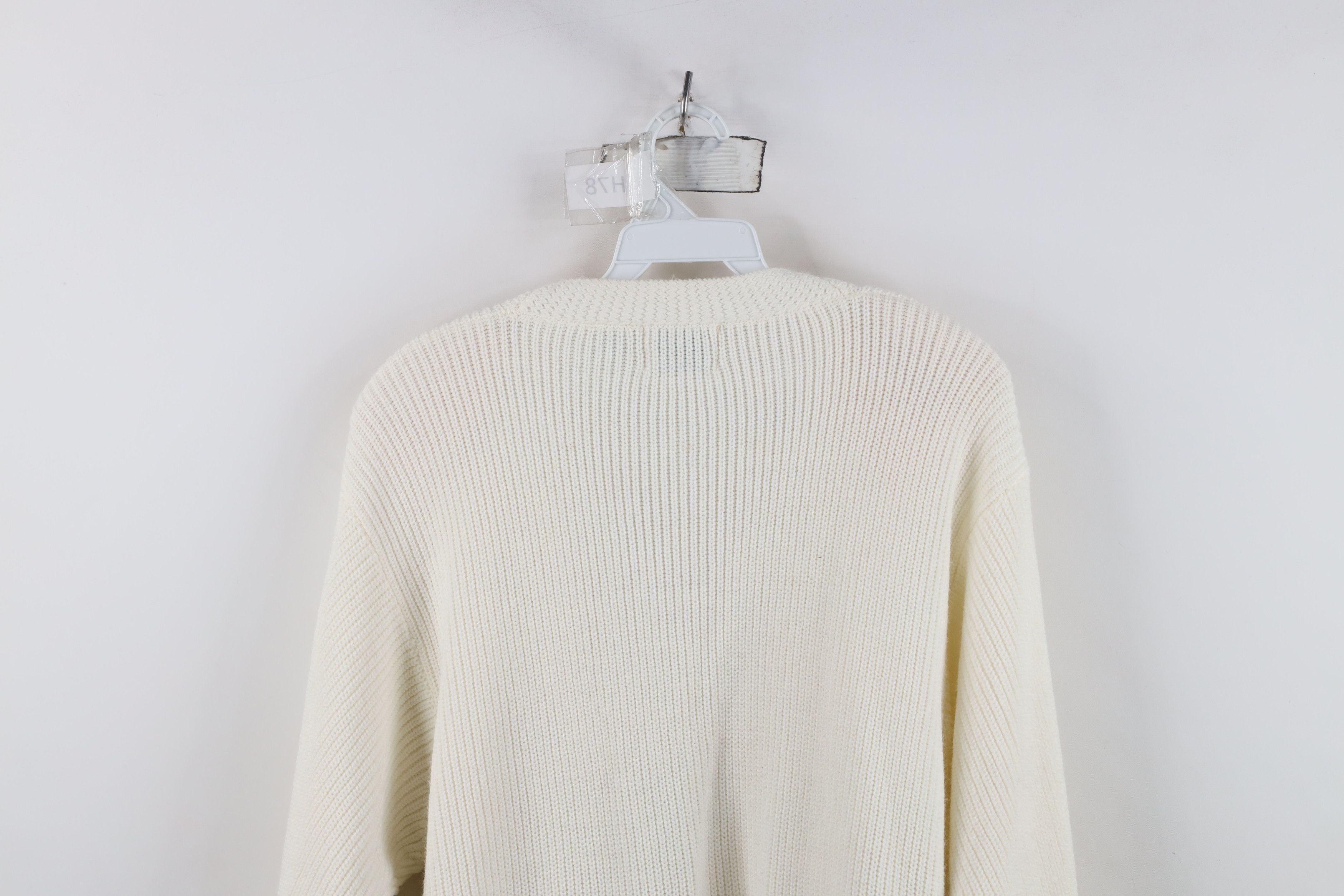 Vintage Vintage 90s Streetwear Oversized Ribbed Cardigan Sweater Size M / US 6-8 / IT 42-44 - 13 Thumbnail