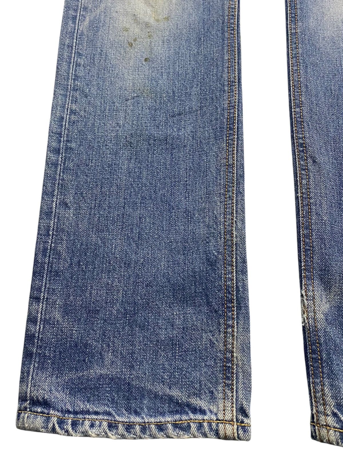 Lee × Vivienne Westwood Vintage Japan Lee Cowboy Buckle Back Distressed Skinny Jeans Size US 30 / EU 46 - 7 Thumbnail