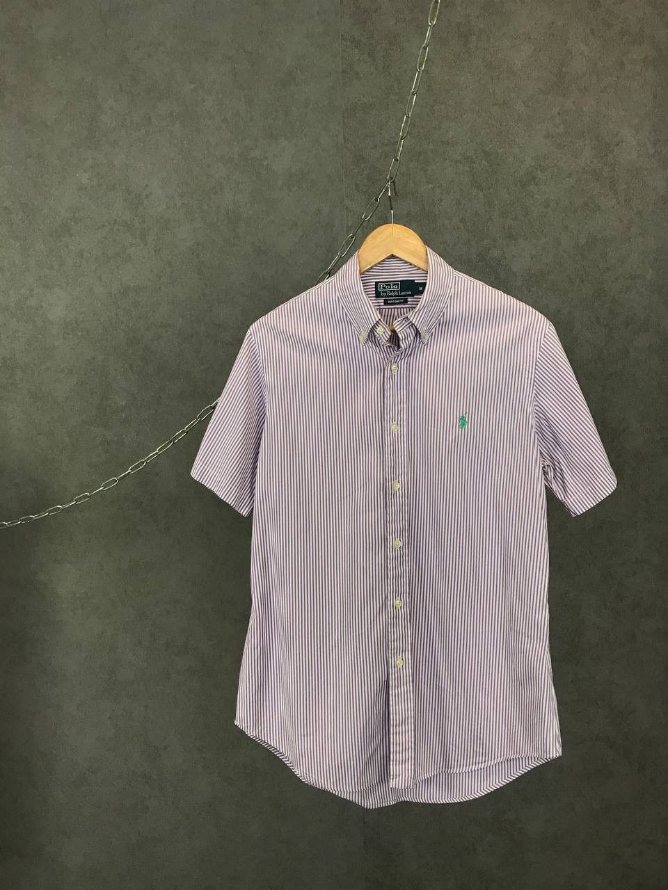 Polo Ralph Lauren Polo Ralph Lauren vintage designer logo striped shirt Size US M / EU 48-50 / 2 - 1 Thumbnail