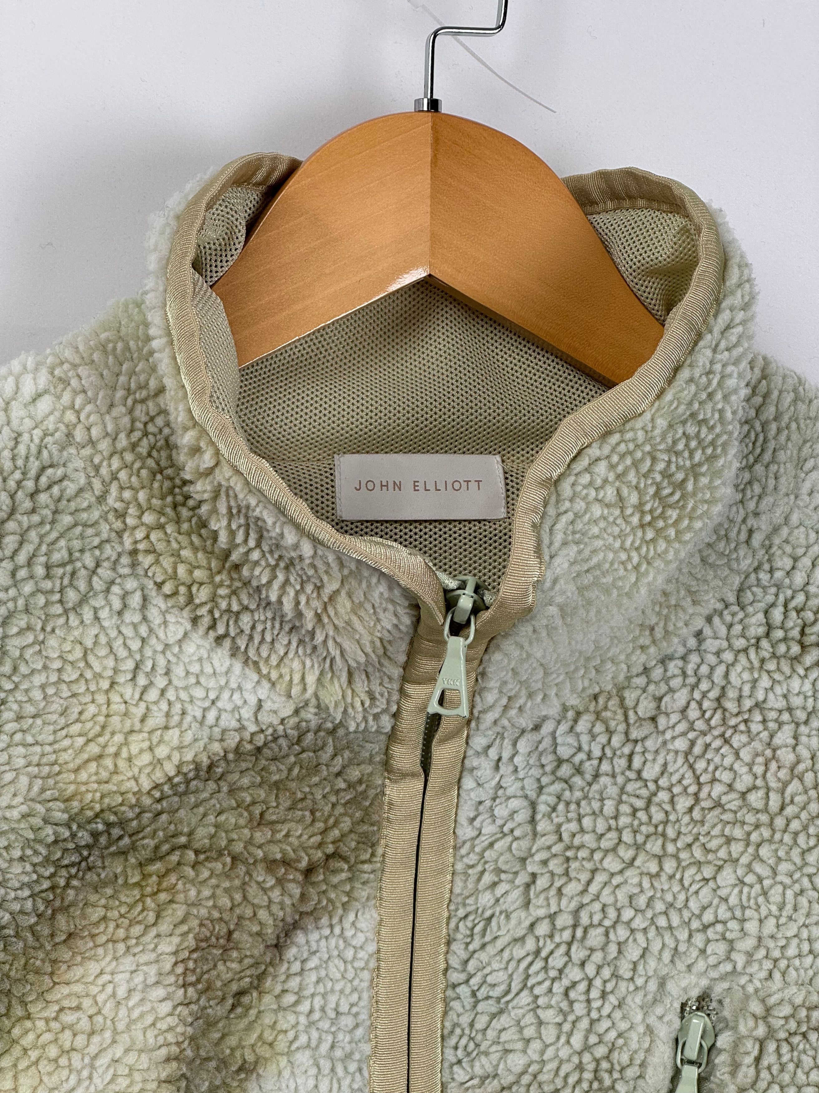 John Elliott John Elliott Tie-Dye Polar Fleece Zip-Up Jacket Size US L / EU 52-54 / 3 - 2 Thumbnail