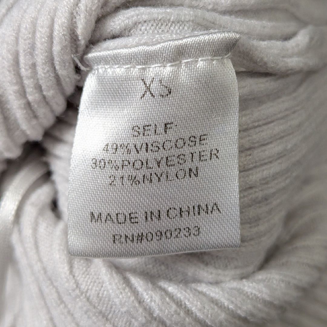Kendall And Kylie Kendall & Kylie Cream Line-Textured Fitted and Cropped Tank Size XS / US 0-2 / IT 36-38 - 4 Thumbnail
