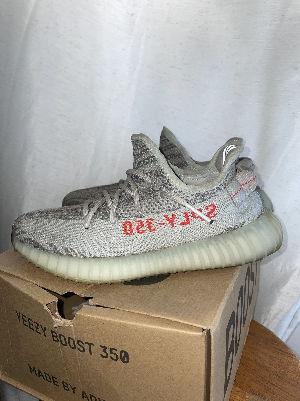Adidas Yeezy 350 Blue Tint Size US 7.5 / EU 40-41 - 8 Thumbnail