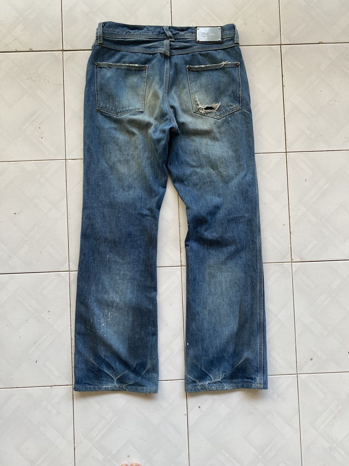 Schlussel Vintage Paint Splater Distressed Jeans Size US 30 / EU 46 - 2 Thumbnail