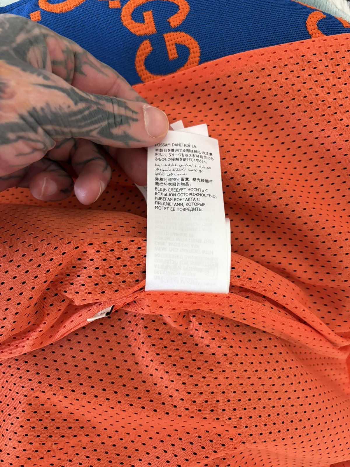 Gucci Gucci blue and orange hoodie Size US M / EU 48-50 / 2 - 10 Thumbnail