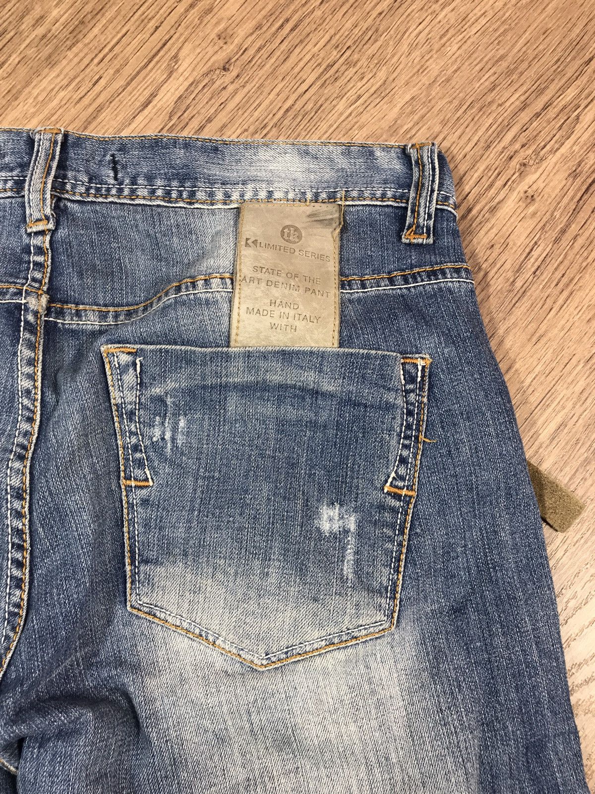 Japanese Brand × Takeshy Kurosawa × Vintage Vintage Takeshy Kurosawa Distressed Jeans Japanese Style Size US 34 / EU 50 - 17 Thumbnail