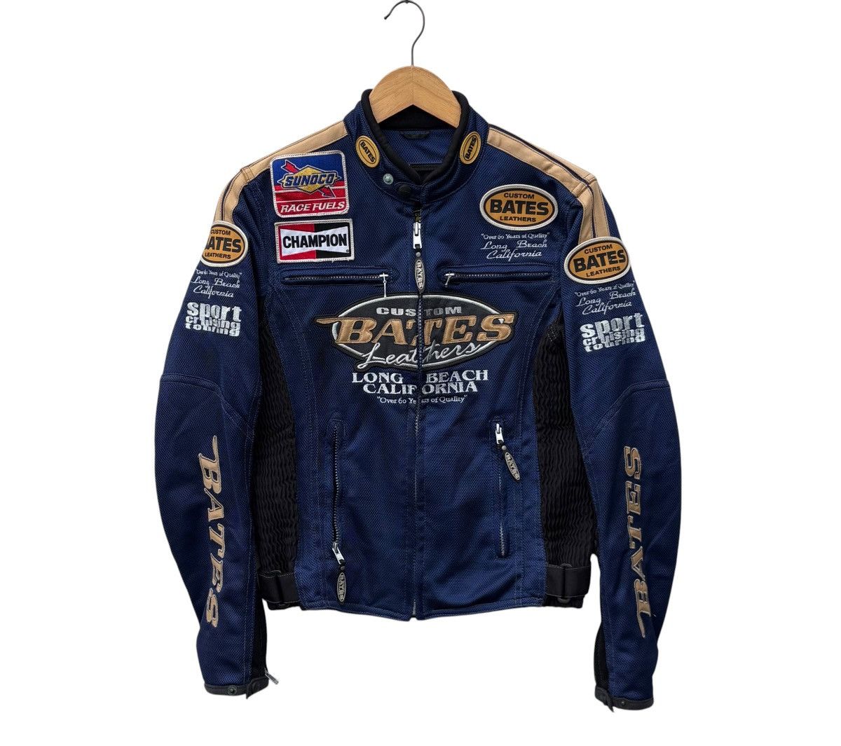 Sports Specialties Vintage Bates Leather Motorcycle Biker Jacket Size US S / EU 44-46 / 1 - 1 Thumbnail