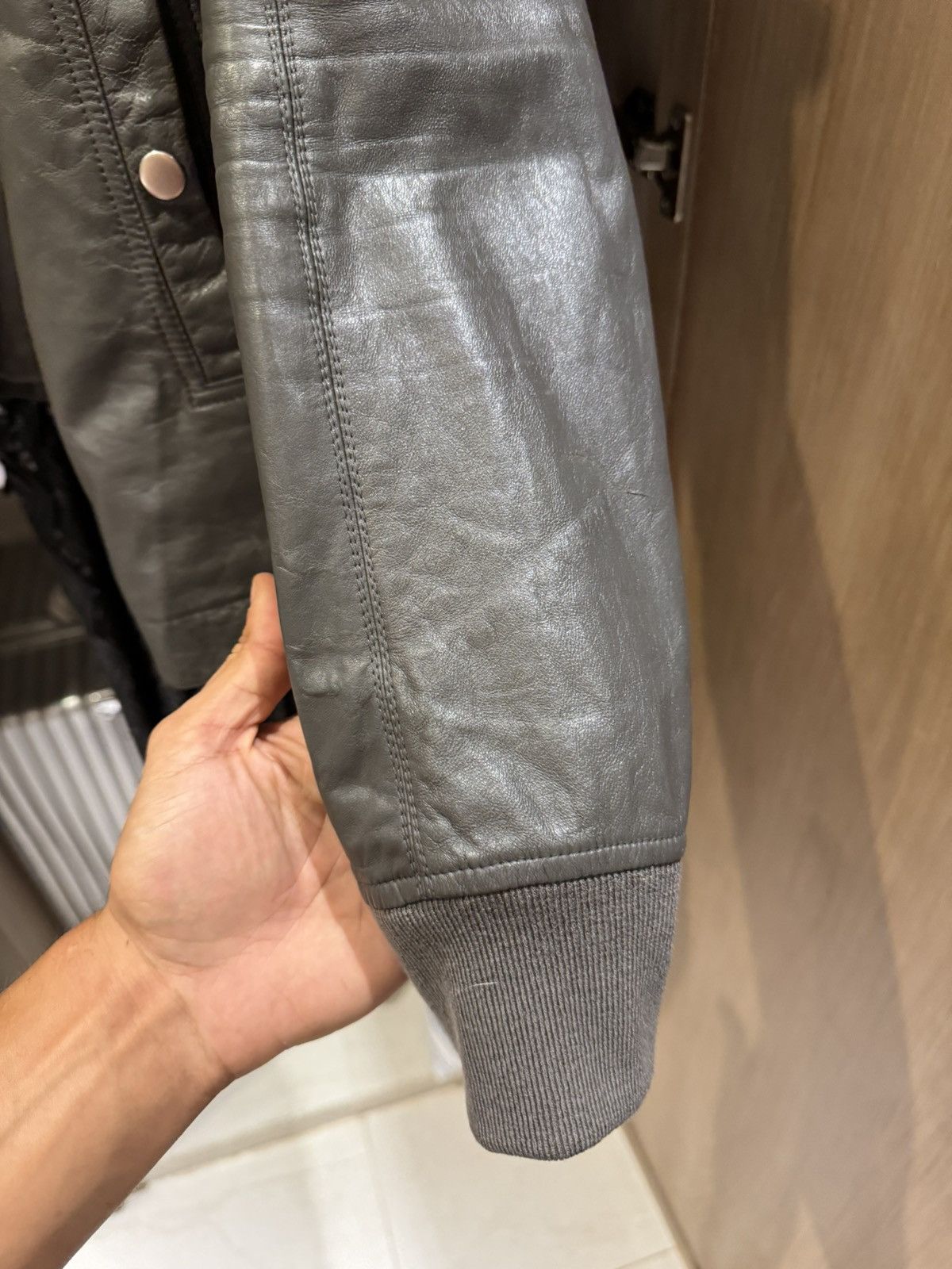 Rick Owens Rick Owen’s SS15 leather jacket 54 Size US L / EU 52-54 / 3 - 3 Thumbnail