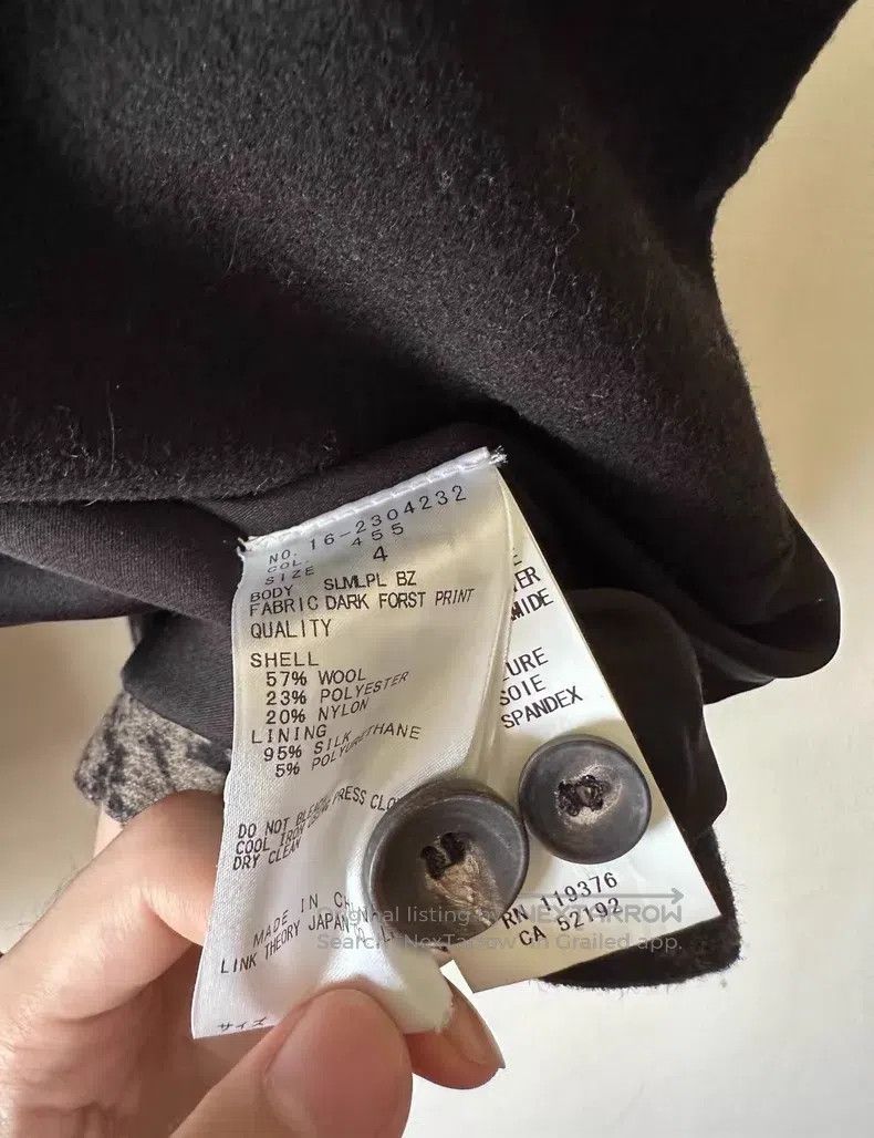 Helmut Lang Helmut Lang size 4 Splattered Ink One Button Slim Fit Blaze Size 40L - 4 Thumbnail