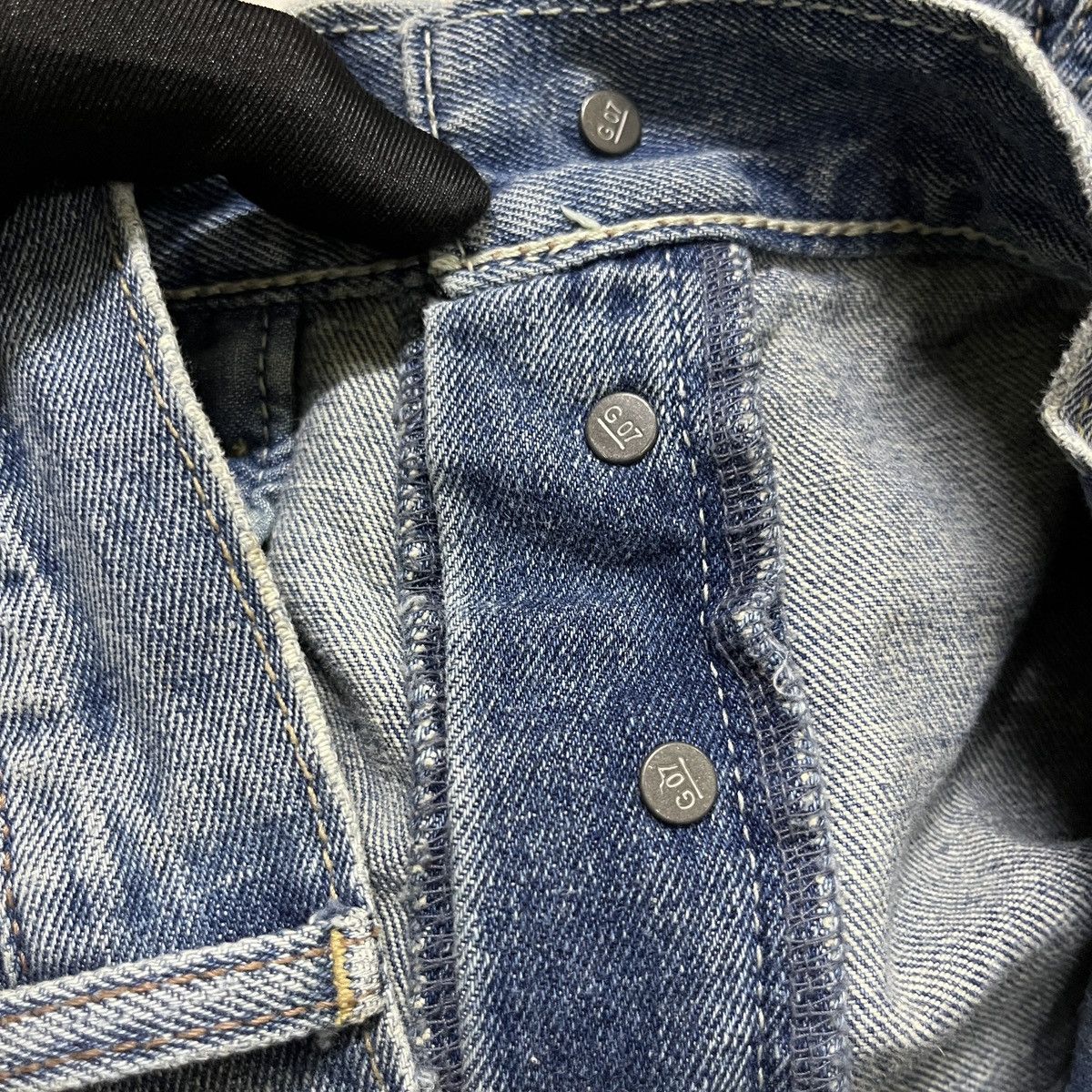 Hysteric Glamour × If Six Was Nine × Le Grande Bleu (L.G.B.) G.O.A Nimes Distressed Jeans Size 28" / US 6 / IT 42 - 11 Thumbnail