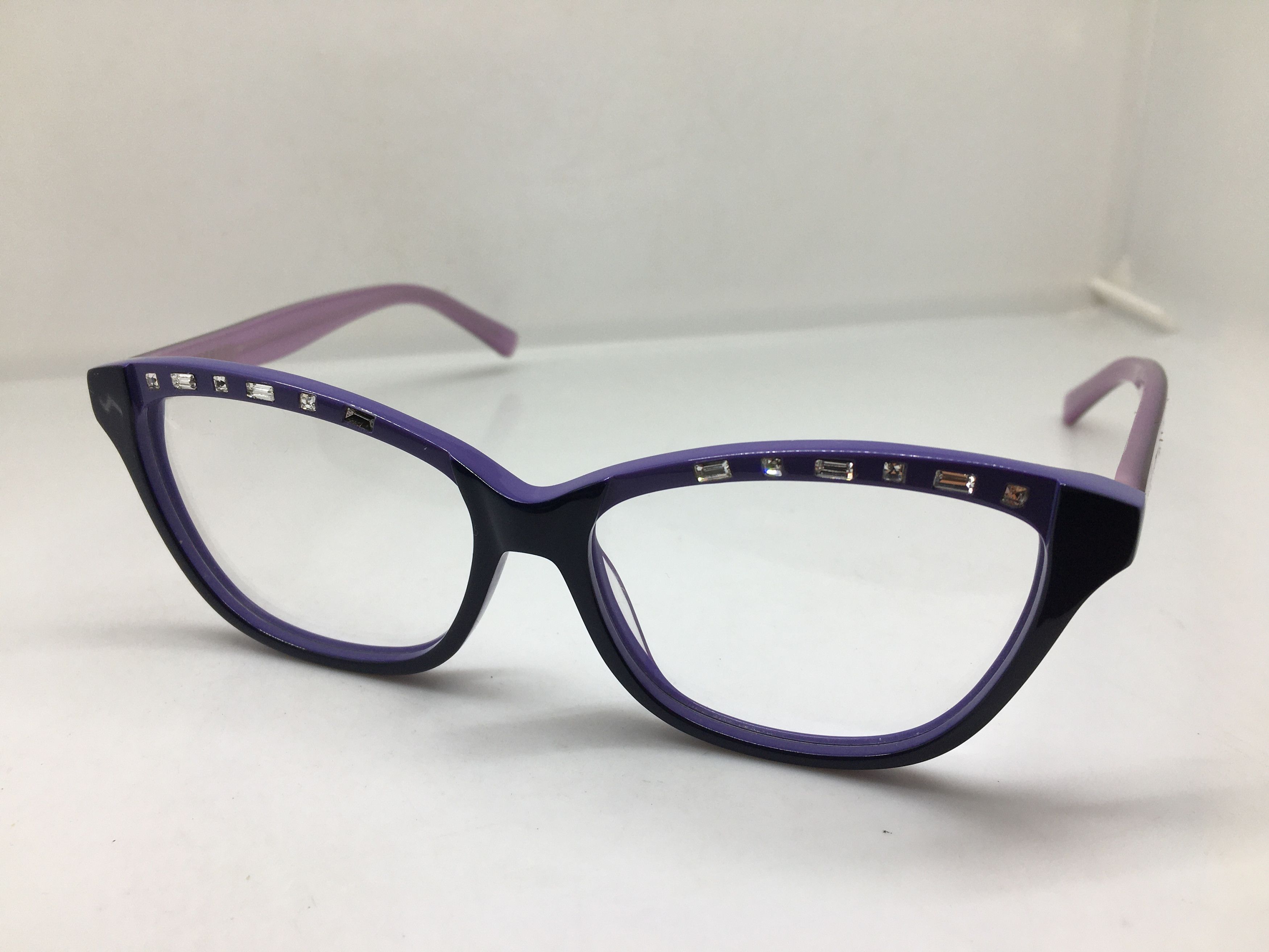 Betsey Johnson Betsey Johnson Purish Blue Cat Eye Eyeglasses Frame Diva Size ONE SIZE - 3 Thumbnail
