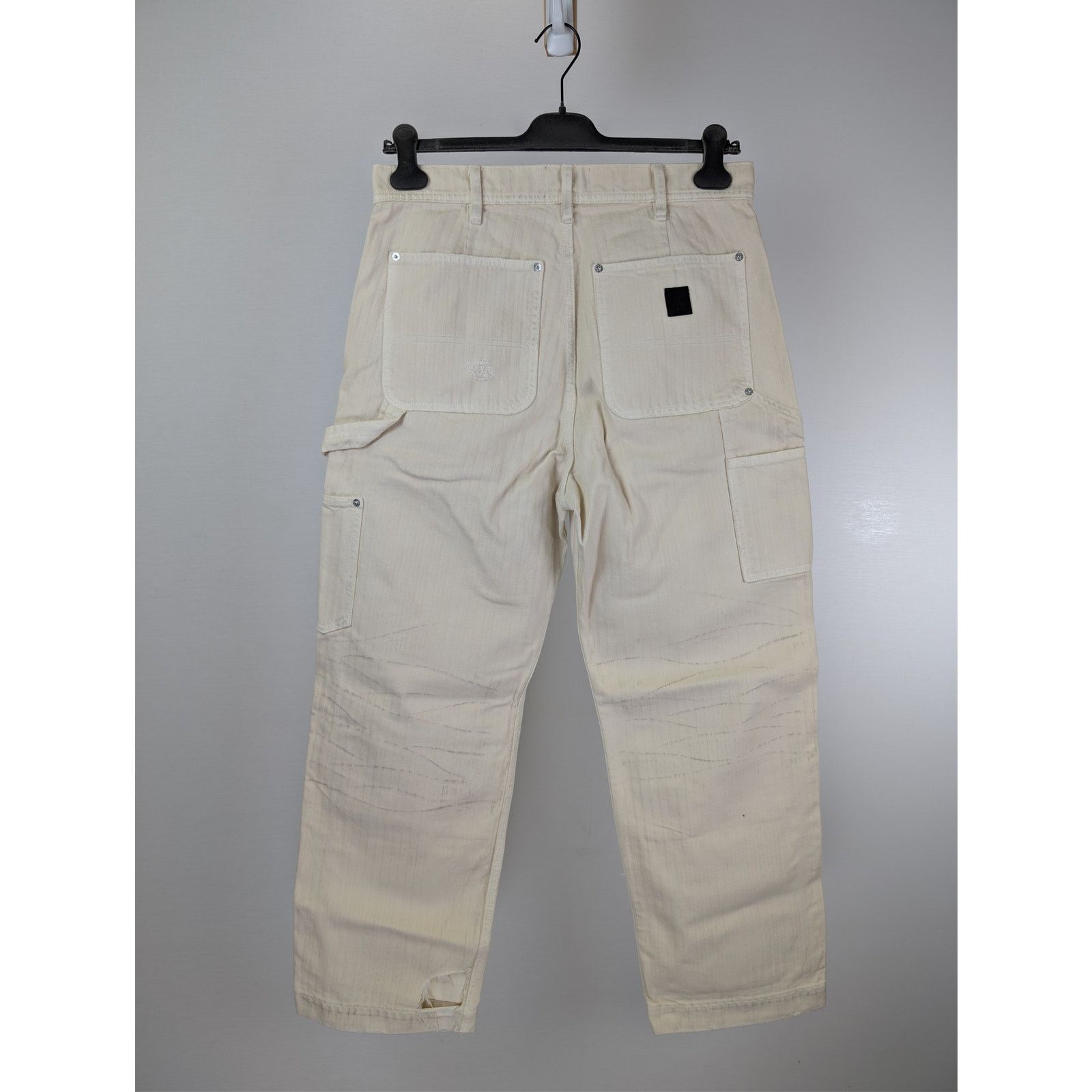 Enfants Riches Deprimes o1rshd1 Double Knee Paint Pants in White 32 Size US 32 / EU 48 - 17 Thumbnail