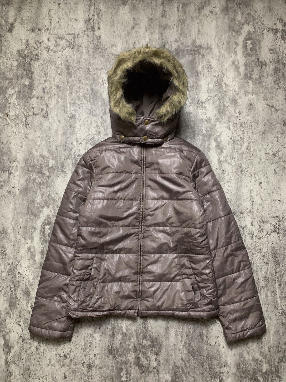If Six Was Nine × Japanese Brand × Le Grande Bleu (L.G.B.) Japanese Cecil McBee Puffer Fur Jacket ifsix lgb style Size US S / EU 44-46 / 1 - 1 Thumbnail