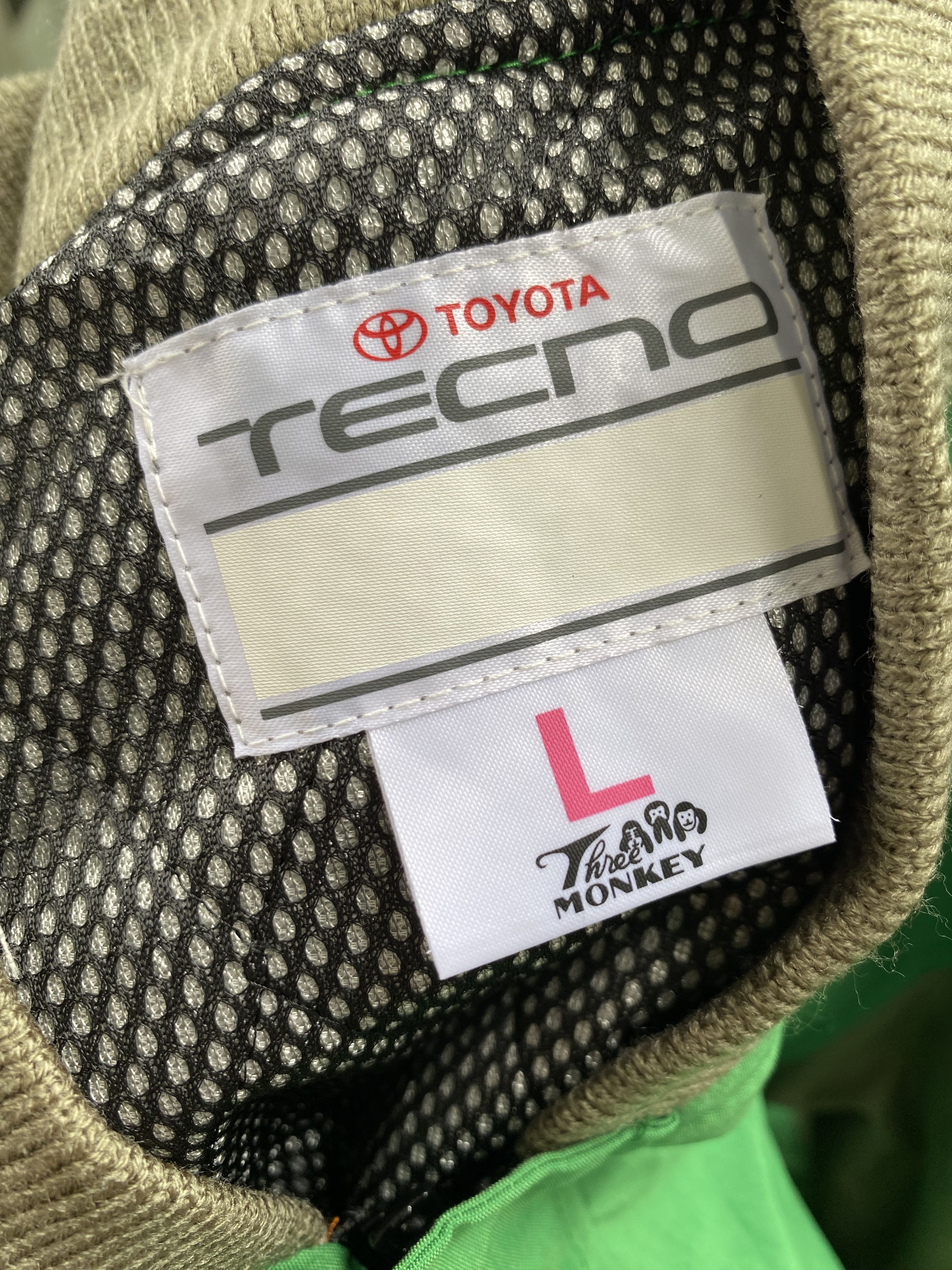 Japanese Brand Vintage Toyota Tecno Bomber Jacket Japan Spellout Size US L / EU 52-54 / 3 - 5 Thumbnail