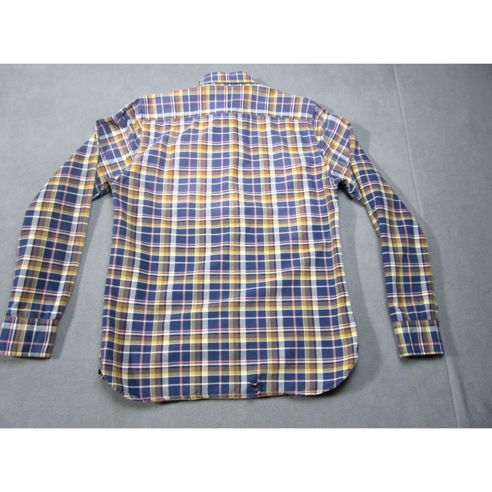 Scotch & Soda Scotch & Soda Shirt Mens Large Blue Plaid Button-Up Casual Monsieur Provocateur Size US L / EU 52-54 / 3 - 2 Thumbnail