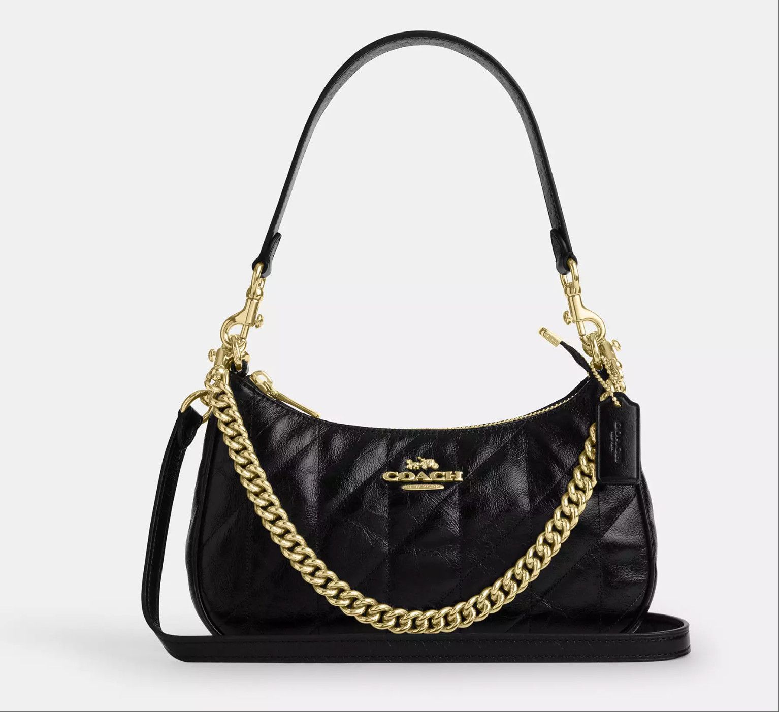 Coach NWT Coach Teri Shoulder Bag With Quilting CDY83 Size ONE SIZE - 13 Thumbnail