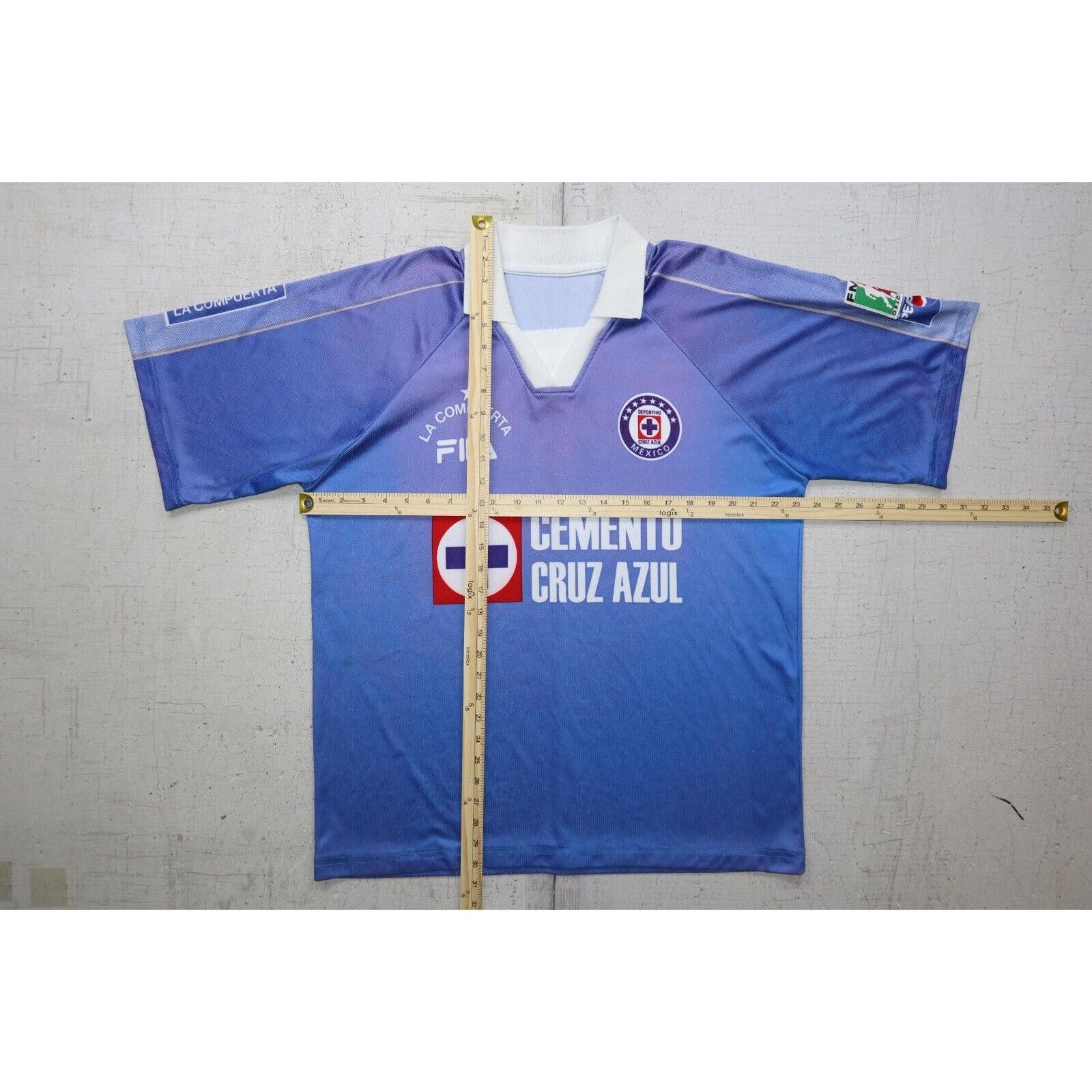 Fila RARE Vintage Fila Cruz Azul Jersey Club Deportivo Cruz Azul Size US XL / EU 56 / 4 - 3 Thumbnail