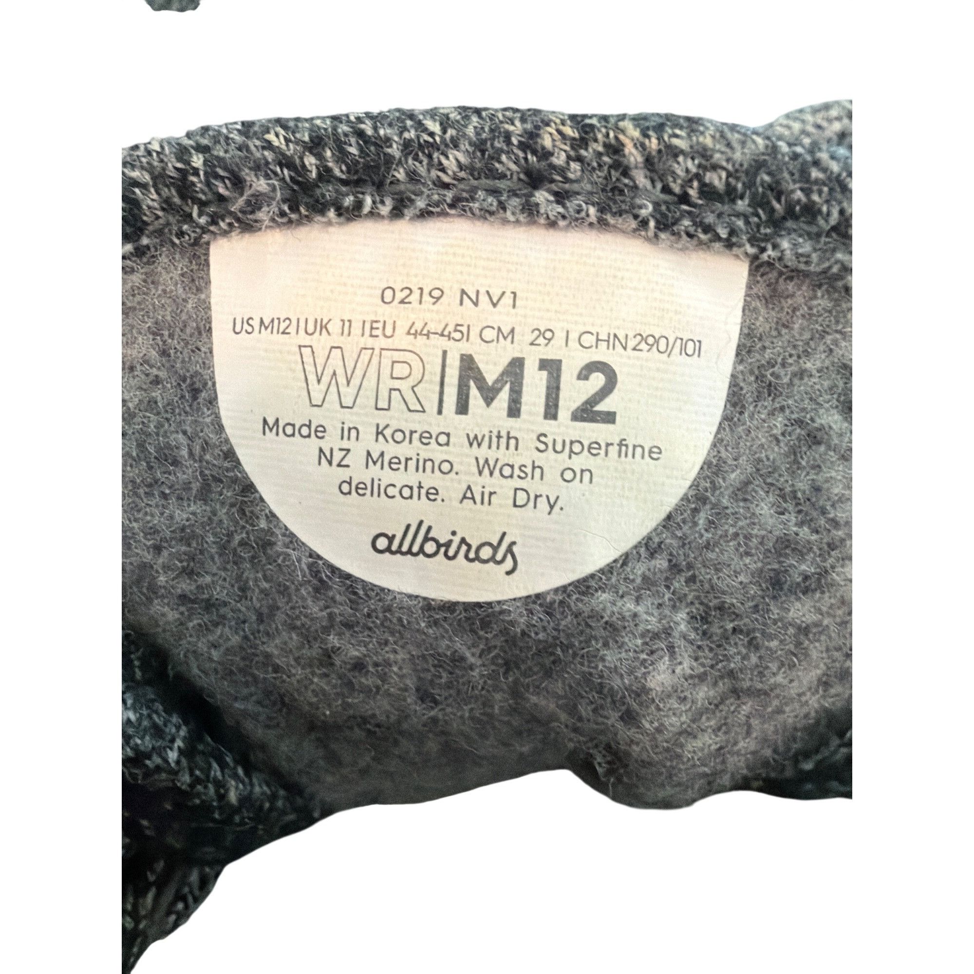 Allbirds Allbirds Merino Wool Runners Charcoal Gray Casual Sneakers 0 Size US 12 / EU 45 - 7 Thumbnail