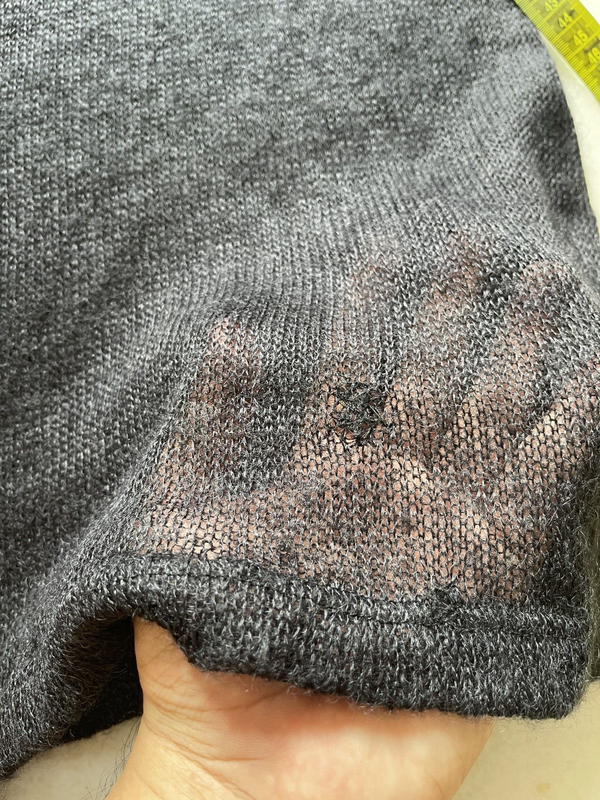 Raf Simons 1998 Raf Simons Radioactivity Mesh Mohair Tee Size US S / EU 44-46 / 1 - 9 Thumbnail
