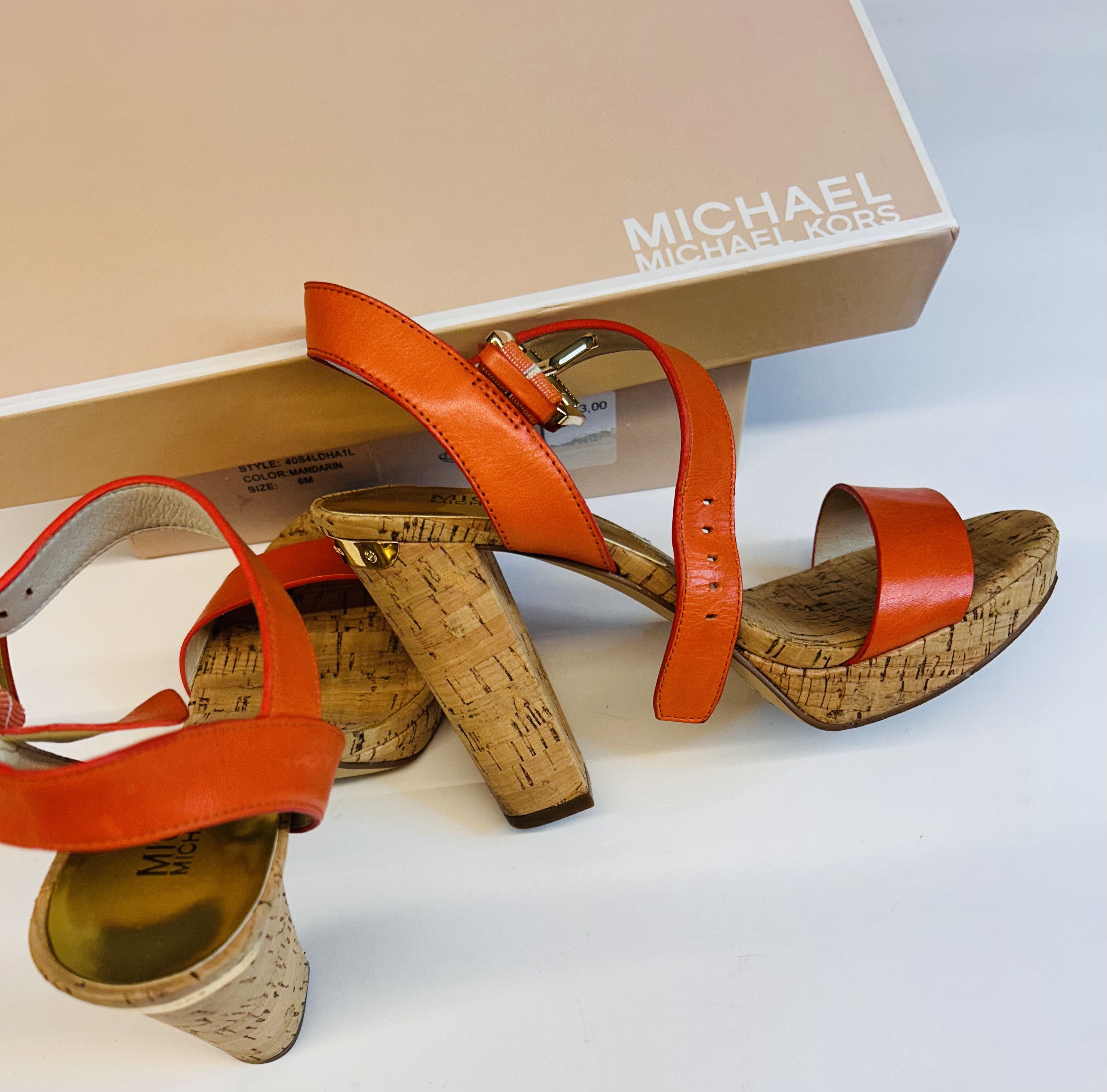 Michael Kors London Sandal (Mandarin) Size US 6 / IT 36 - 1 Thumbnail