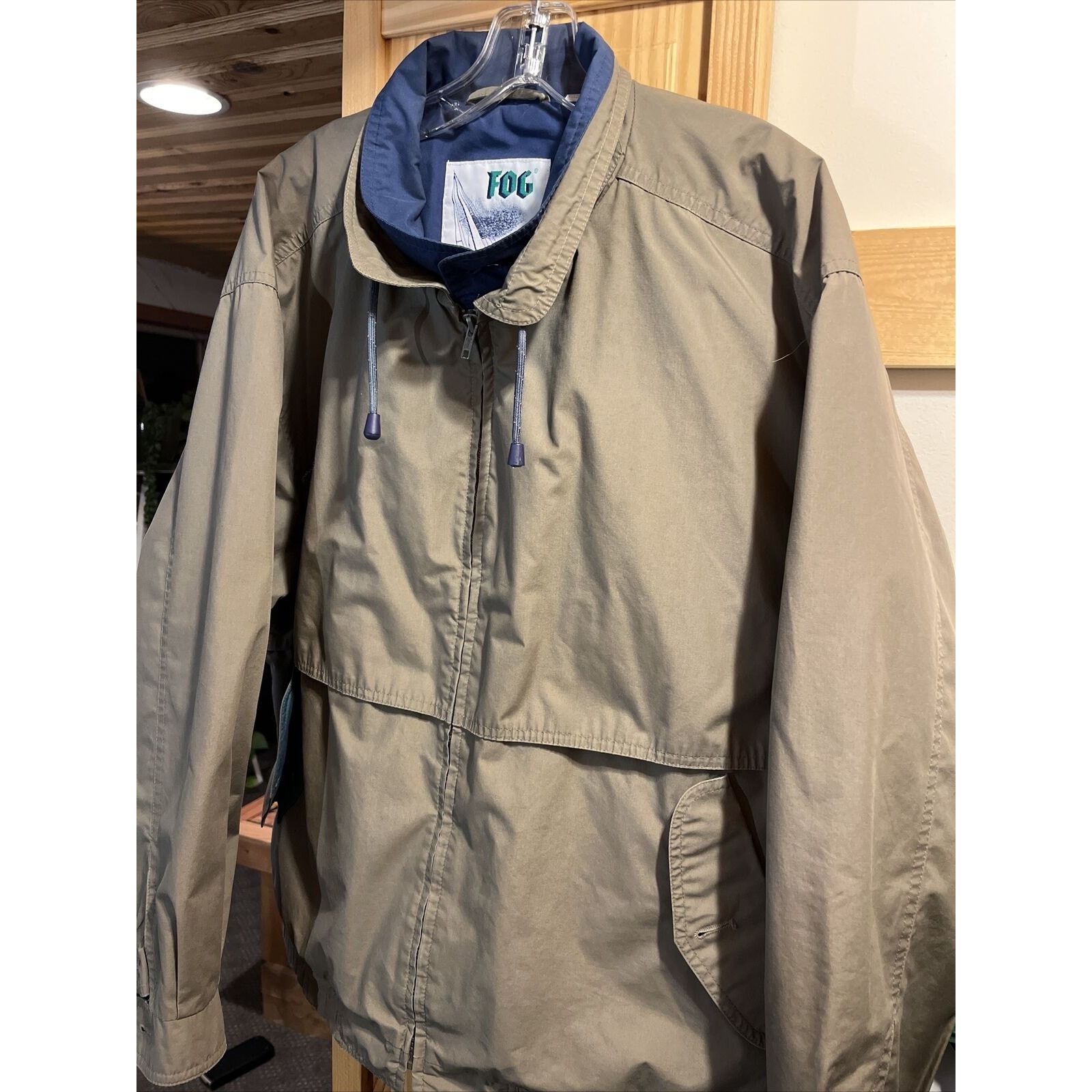 London Fog London Fog Vintage Men’s L Gray Full Zip Windbreaker Jacket Size US L / EU 52-54 / 3 - 2 Thumbnail