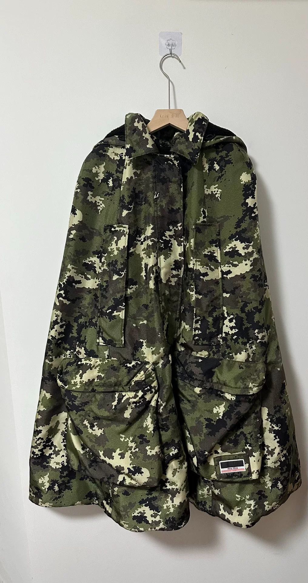 Miu Miu camouflage military-style poncho Size M / US 6-8 / IT 42-44 - 1 Thumbnail