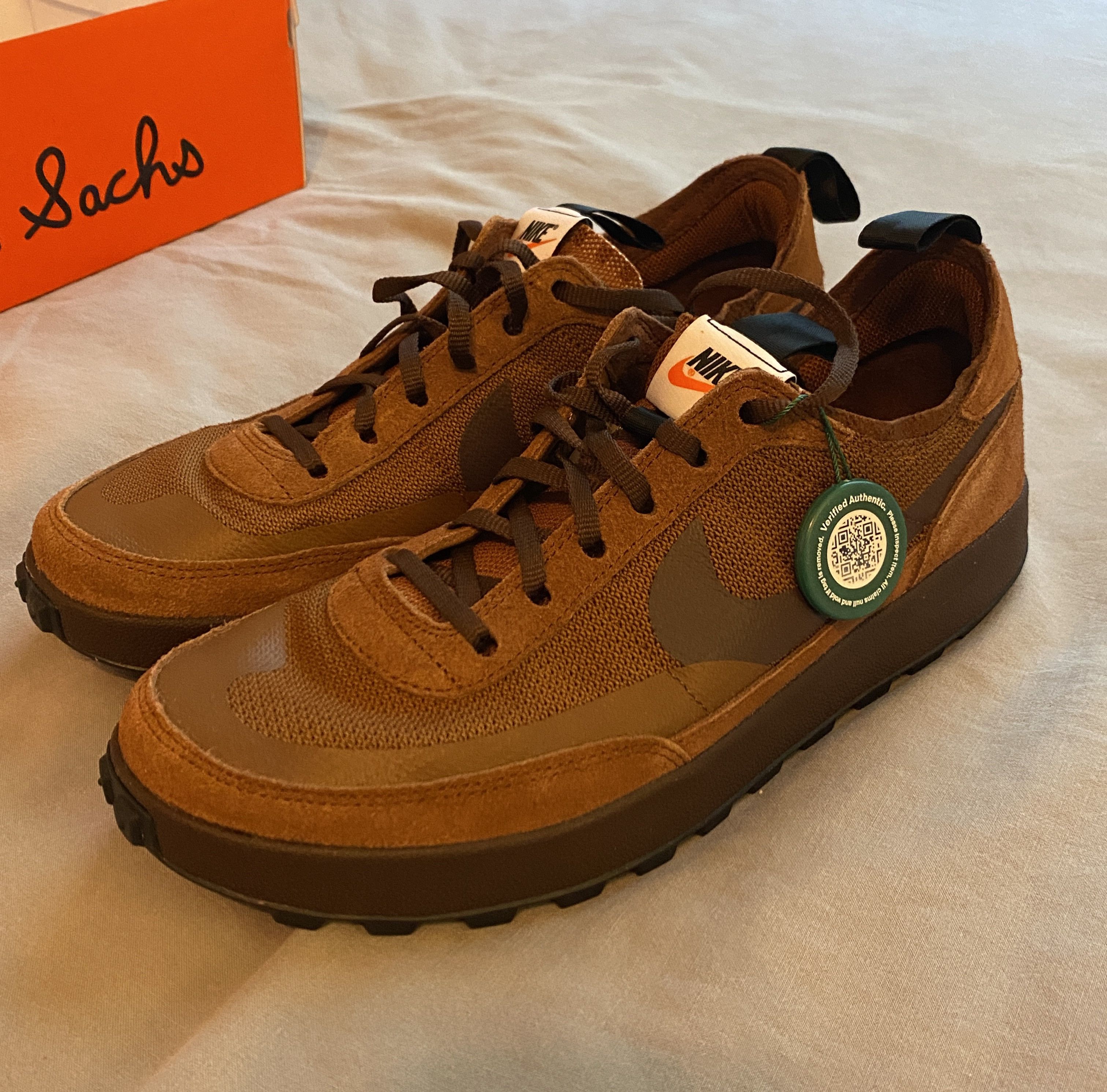 Nike Tom Sachs General Purpose Shoe Pecan/Dark field brown Size US 11 / EU 44 - 1 Thumbnail